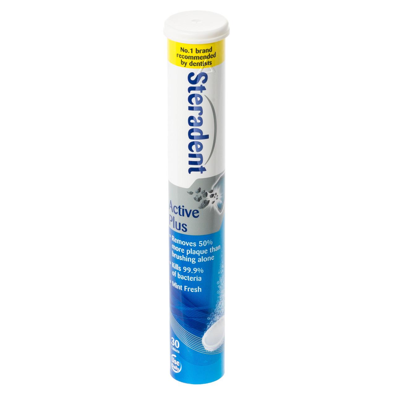 Steradent Active Plus Denture 30 Tablets Image 1