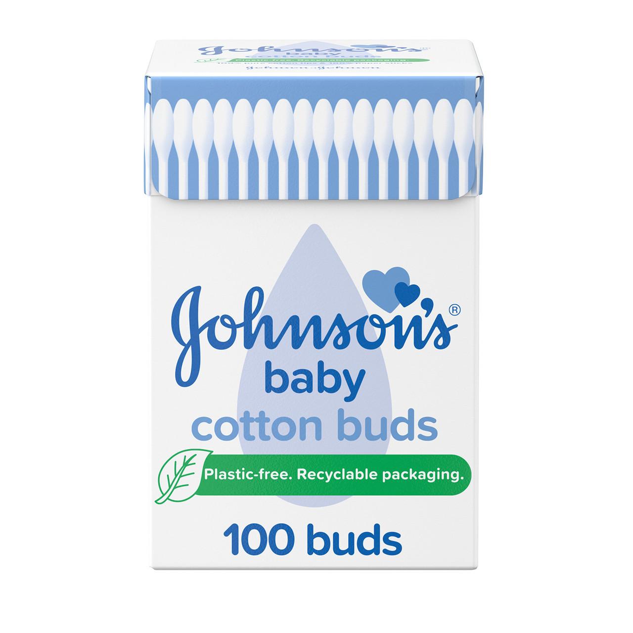 Johnson's Baby Cotton Buds 100 Pack Image 1