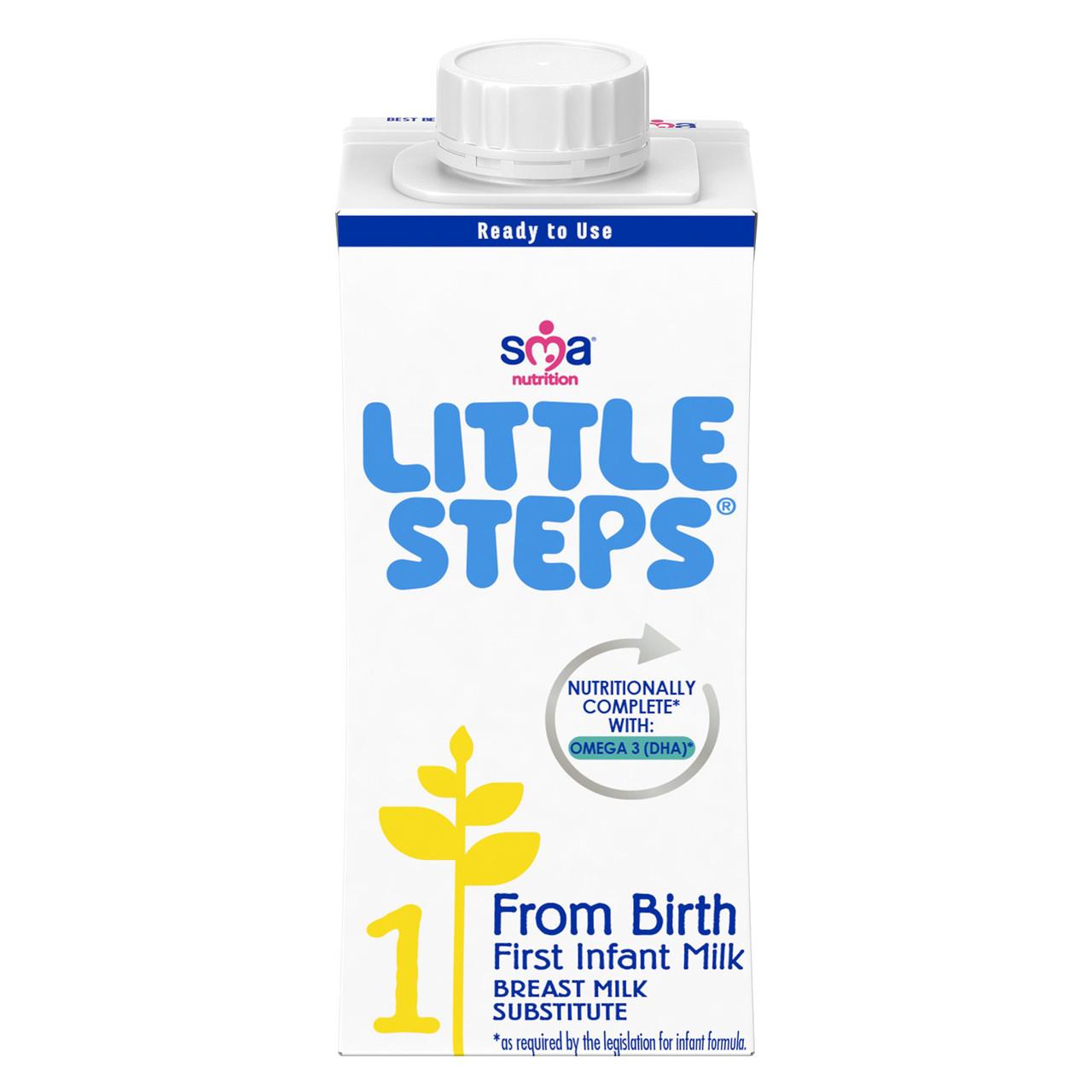 SMA Little Steps First Infant Baby Milk Liquid From Birth Image 1