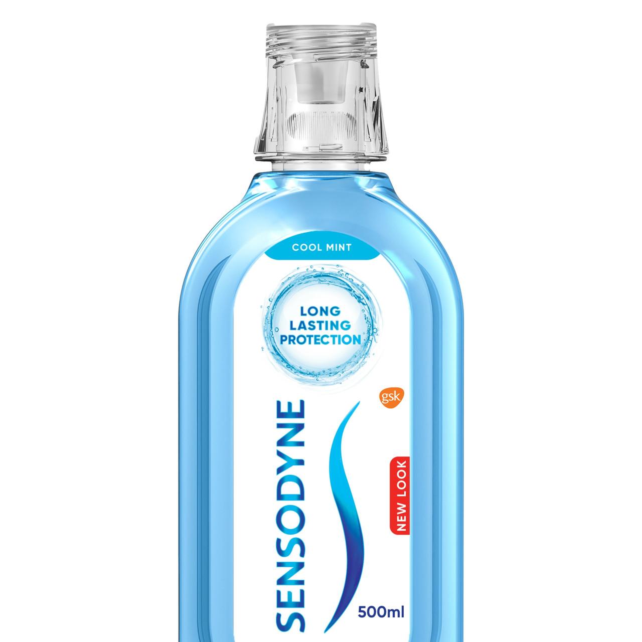 Sensodyne Cool Mint Mouthwash 500ml Image 1