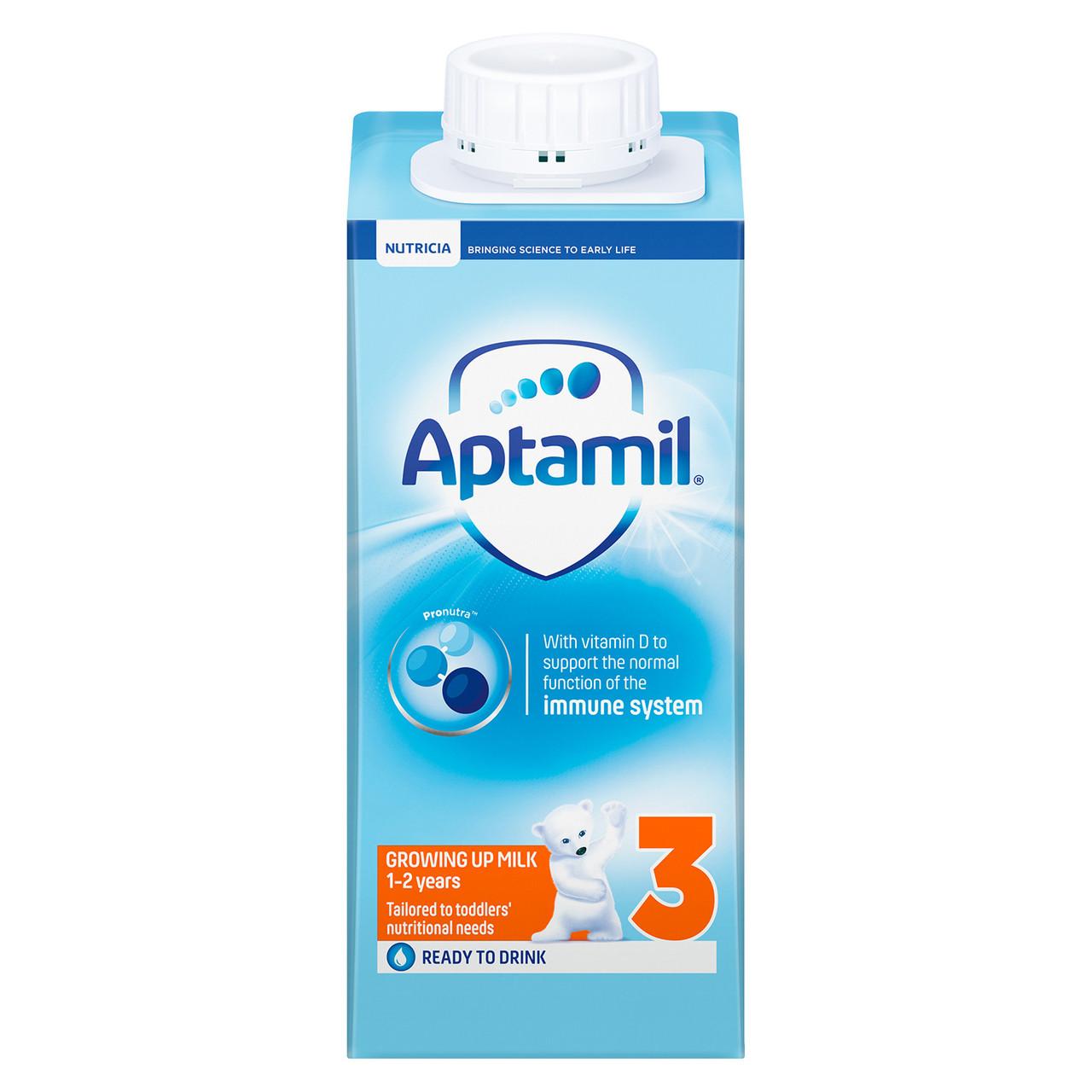 Aptamil 3 Toddler Milk 1-3 Years Ready to Drink 200ml Image 1