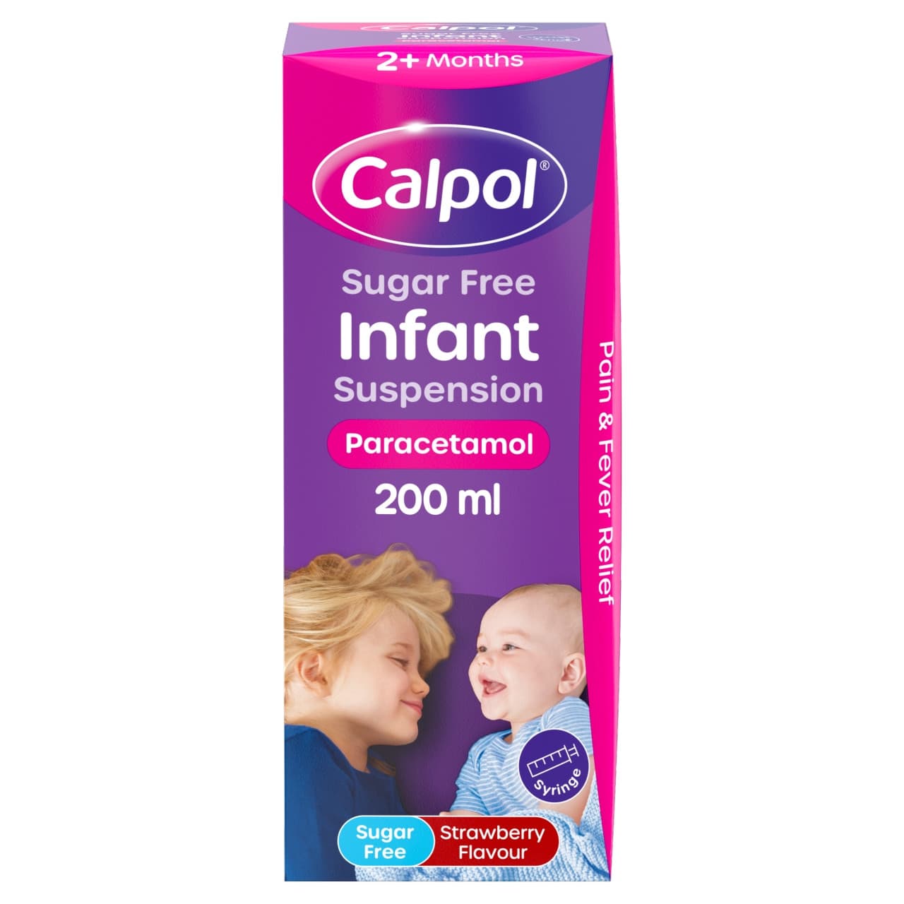 Calpol Infant Suspension - Sugar Free 200ml Image 1