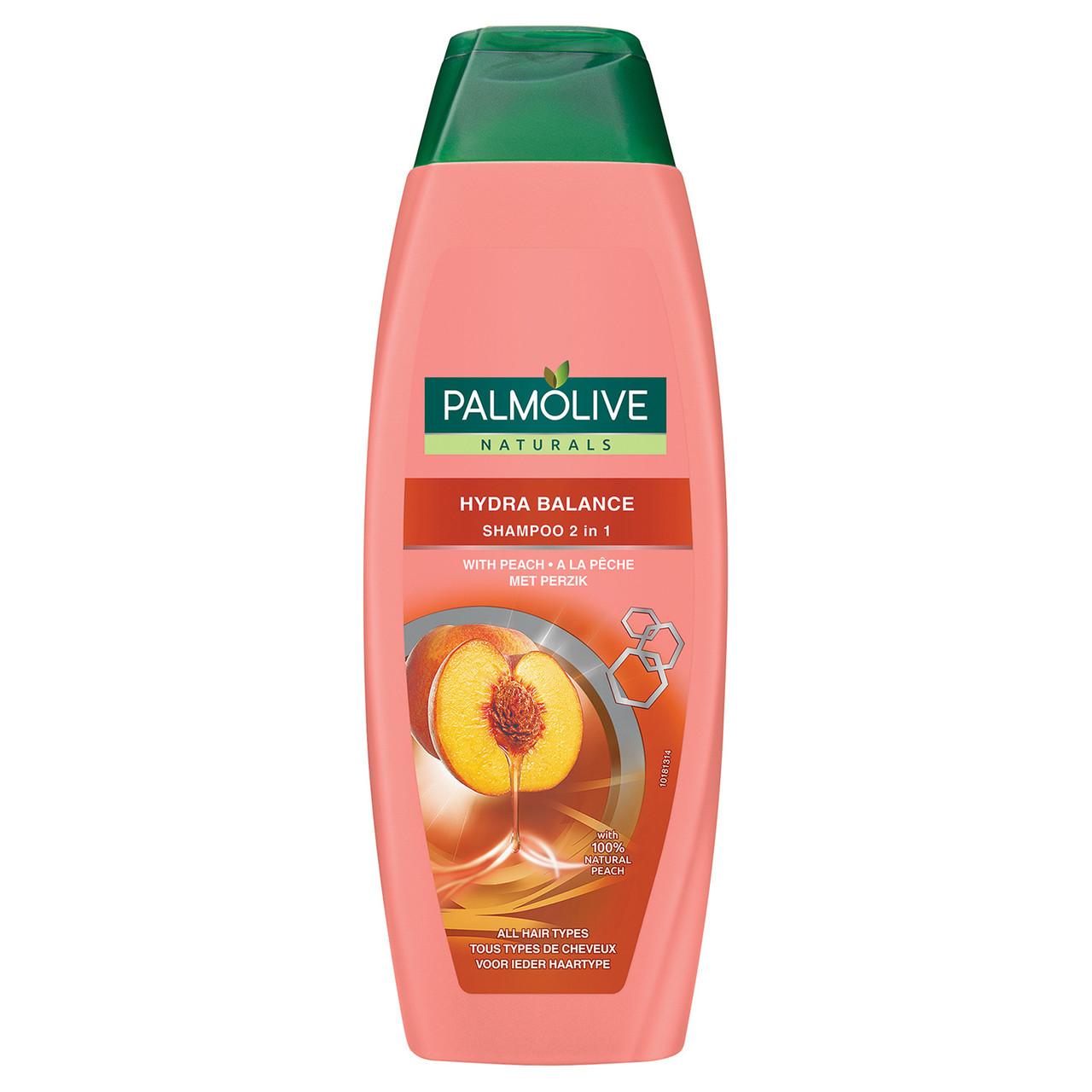Palmolive Naturals Hydra Balance 2in1 Shampoo Peach 350ml Image 1