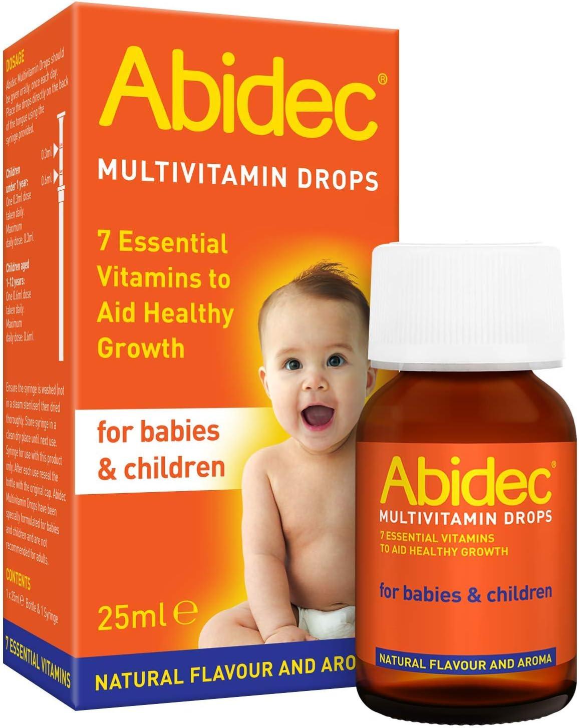 Abidec Multivitamin Drops for Babies and Children 25ml Image 1