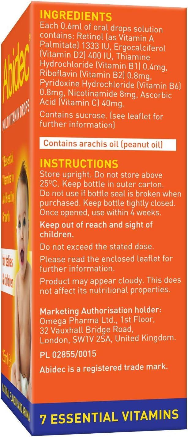 Abidec Multivitamin Drops for Babies and Children 25ml Image https://cdn11.bigcommerce.com/s-g585yu857h/images/stencil/1280w/products/2275/38075/71-mRMp9DuL._AC_SL1445___99222.1787330176.jpg1