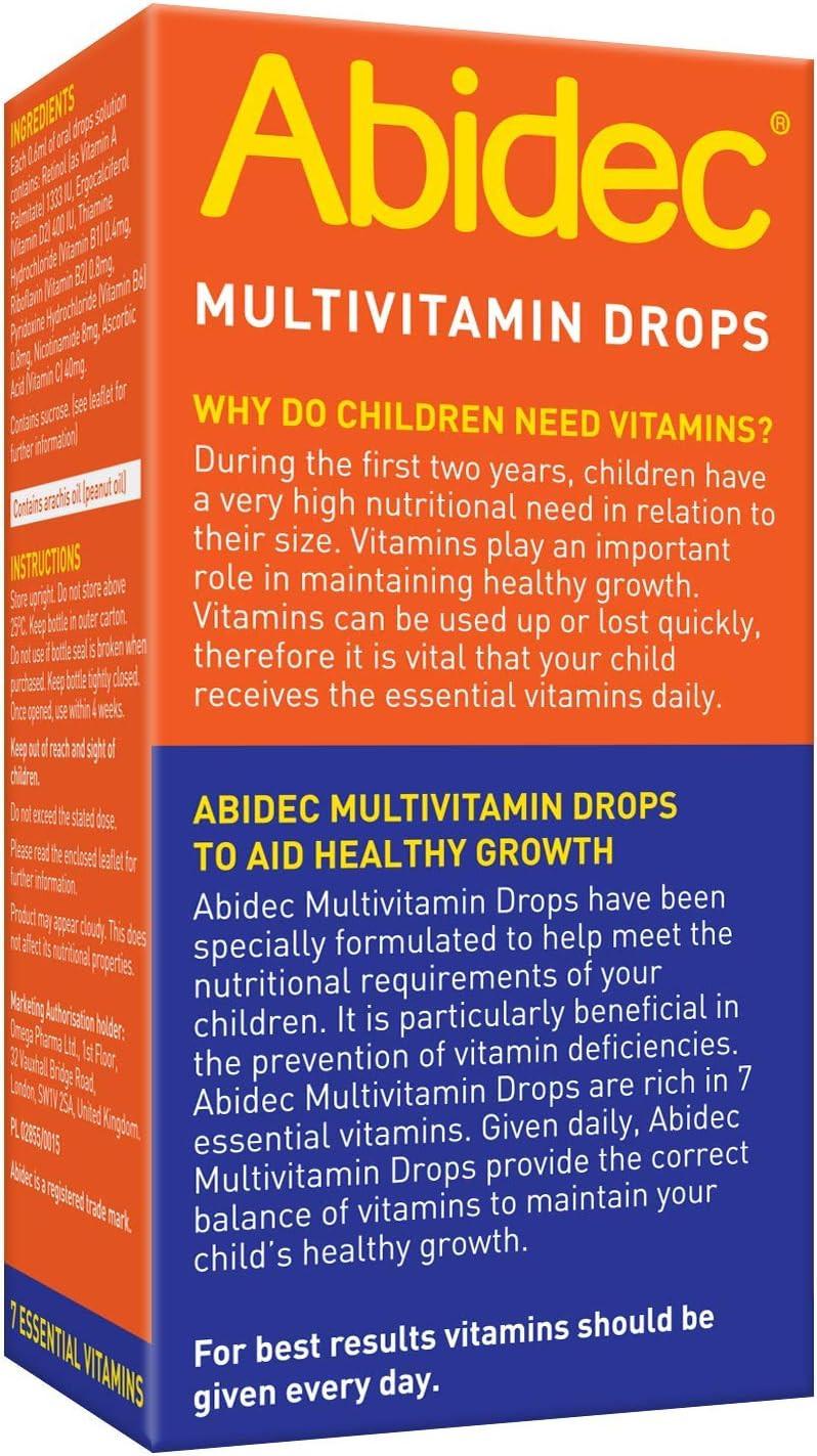 Abidec Multivitamin Drops for Babies and Children 25ml Image https://cdn11.bigcommerce.com/s-g585yu857h/images/stencil/1280w/products/2275/38076/71by2i658CL._AC_SL1445___07478.1787330176.jpg1