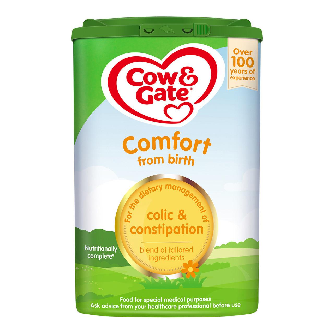 Cow & Gate Comfort Baby Milk Formula From Birth 800g Image 1