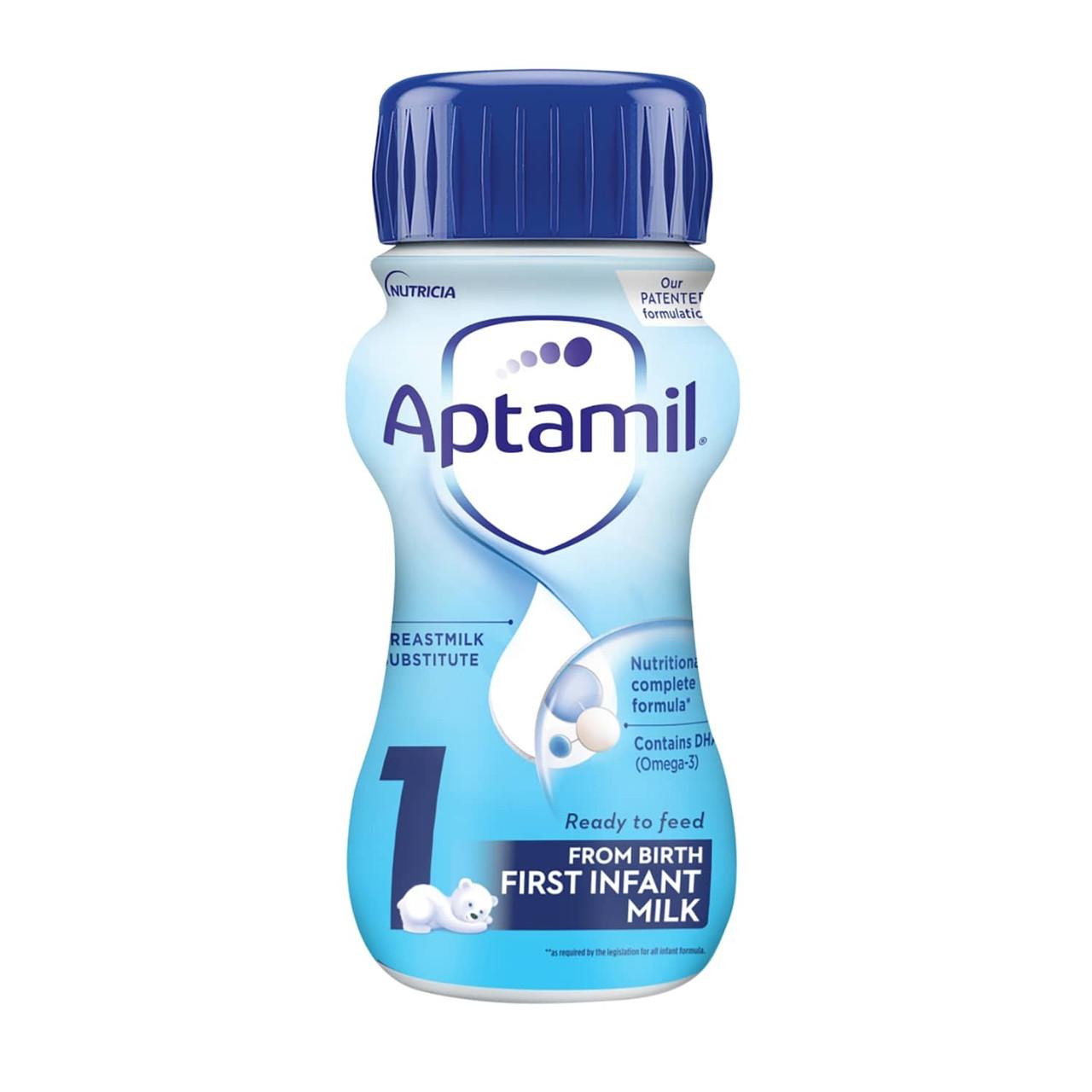 Aptamil 1 First Infant Milk From Birth Ready to Use 200ml Image 1