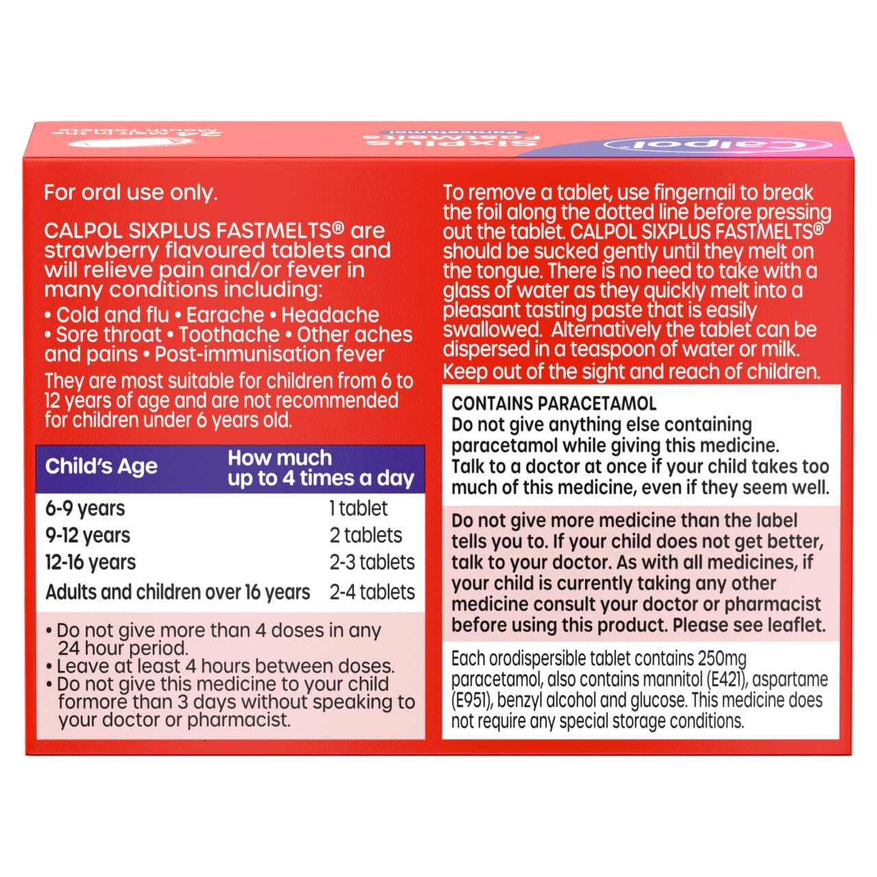 Calpol SixPlus Fastmelts Paracetamol 24 Pack Image https://cdn11.bigcommerce.com/s-g585yu857h/images/stencil/1280w/products/2316/38398/03574661648842_T16___71790.1787936031.jpg1