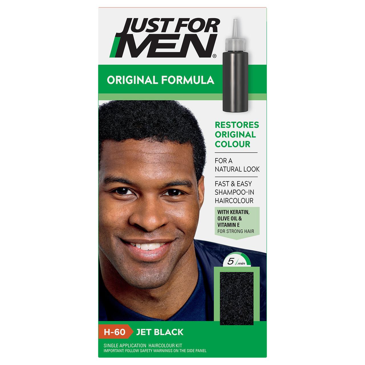 Just For Men Original Formula Jet Black Hair Dye H-60 Image 1