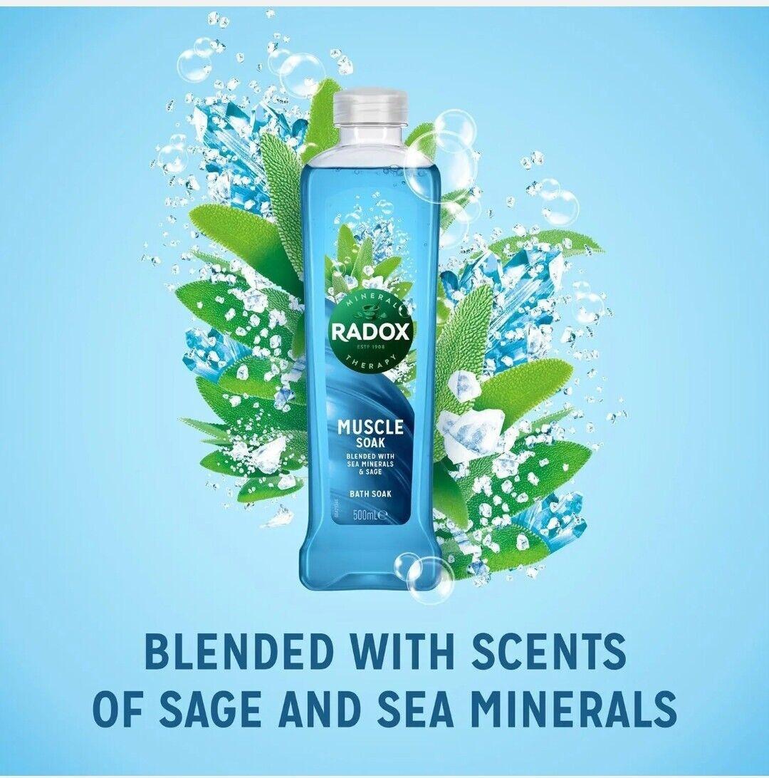 Radox Bath Soak Muscle Soak 500ml Image https://cdn11.bigcommerce.com/s-g585yu857h/images/stencil/1280w/products/2394/3932/Radox-Bath-Soak-Muscle-Soak__40518__44812.1740667864.jpg1