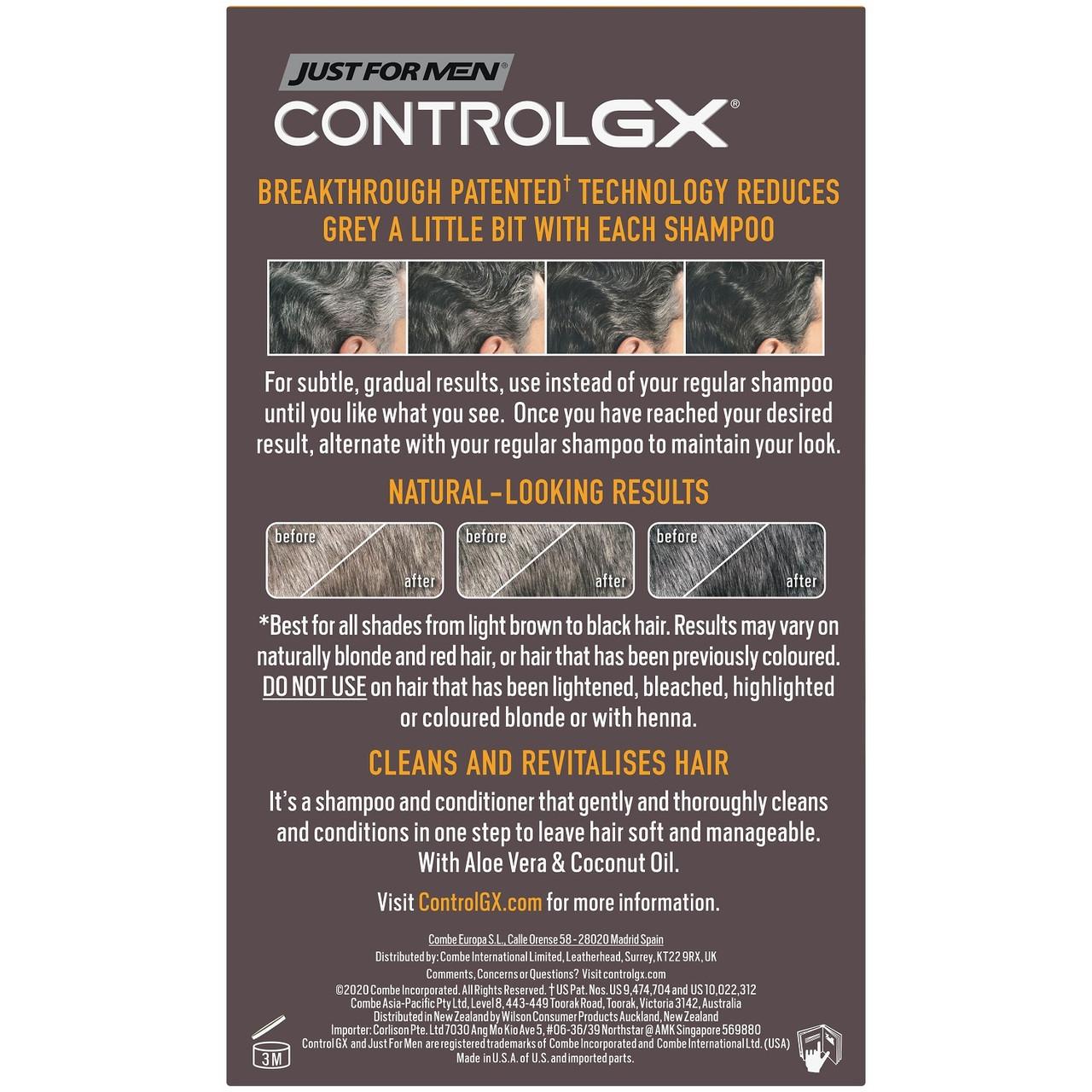 Just For Men Control GX Grey Reducing Shampoo and Conditioner 118ml Image https://cdn11.bigcommerce.com/s-g585yu857h/images/stencil/1280w/products/2403/3952/Just-For-Men-Control-GX-Grey-Reducing-Shampoo-and-Conditioner__78566__29737.1781189584.jpg1
