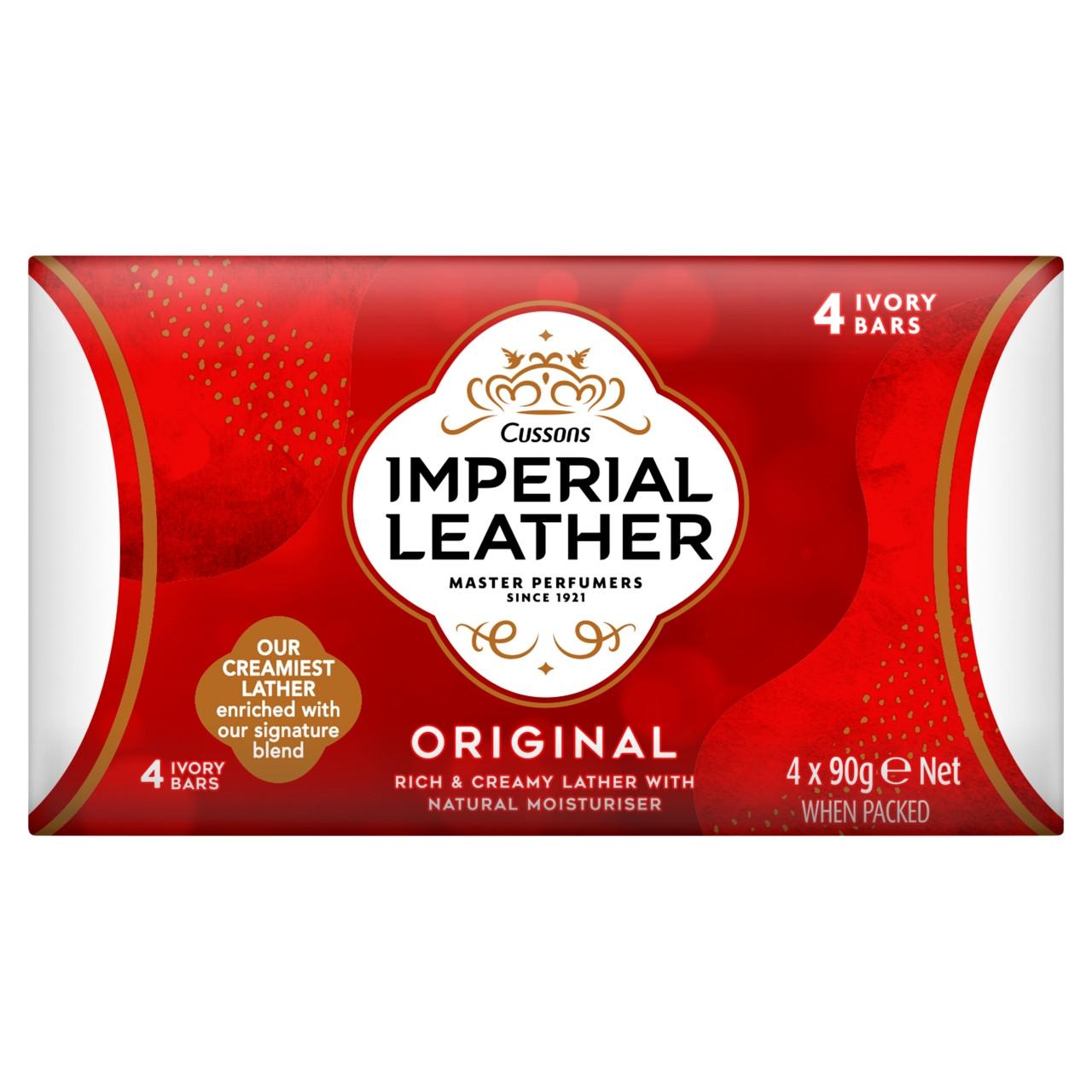Imperial Leather Original Soap 4 Pack Image 1