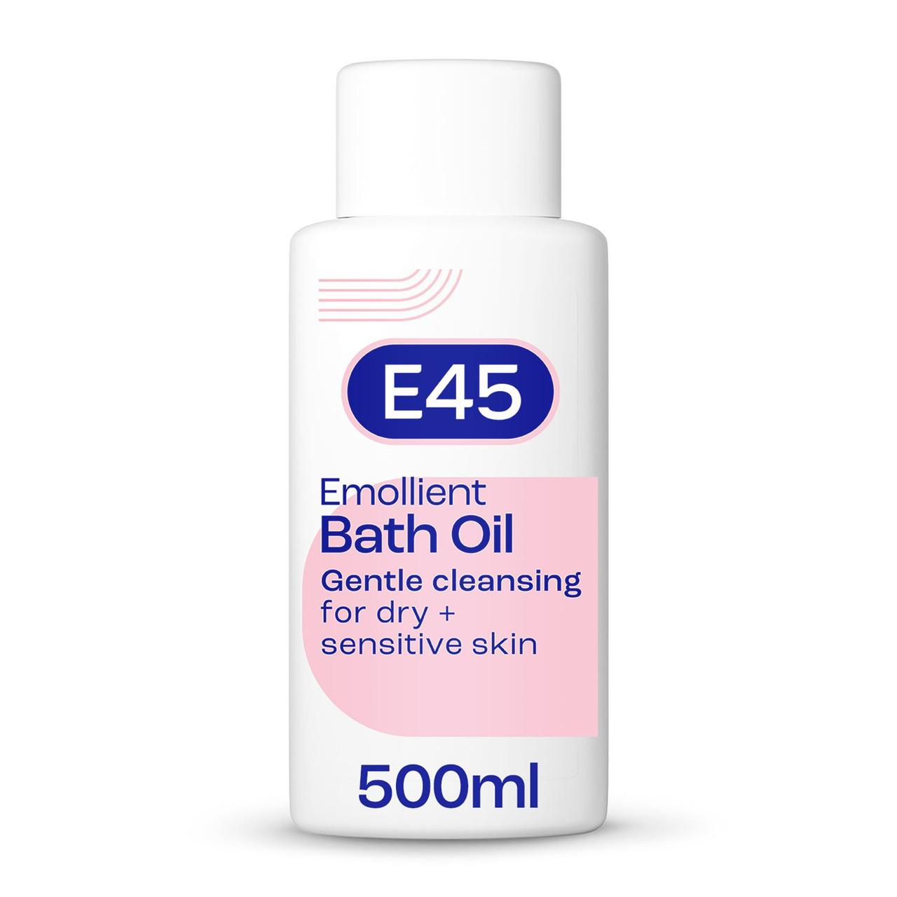 E45 Emollient Bath Oil 500ml Image 1