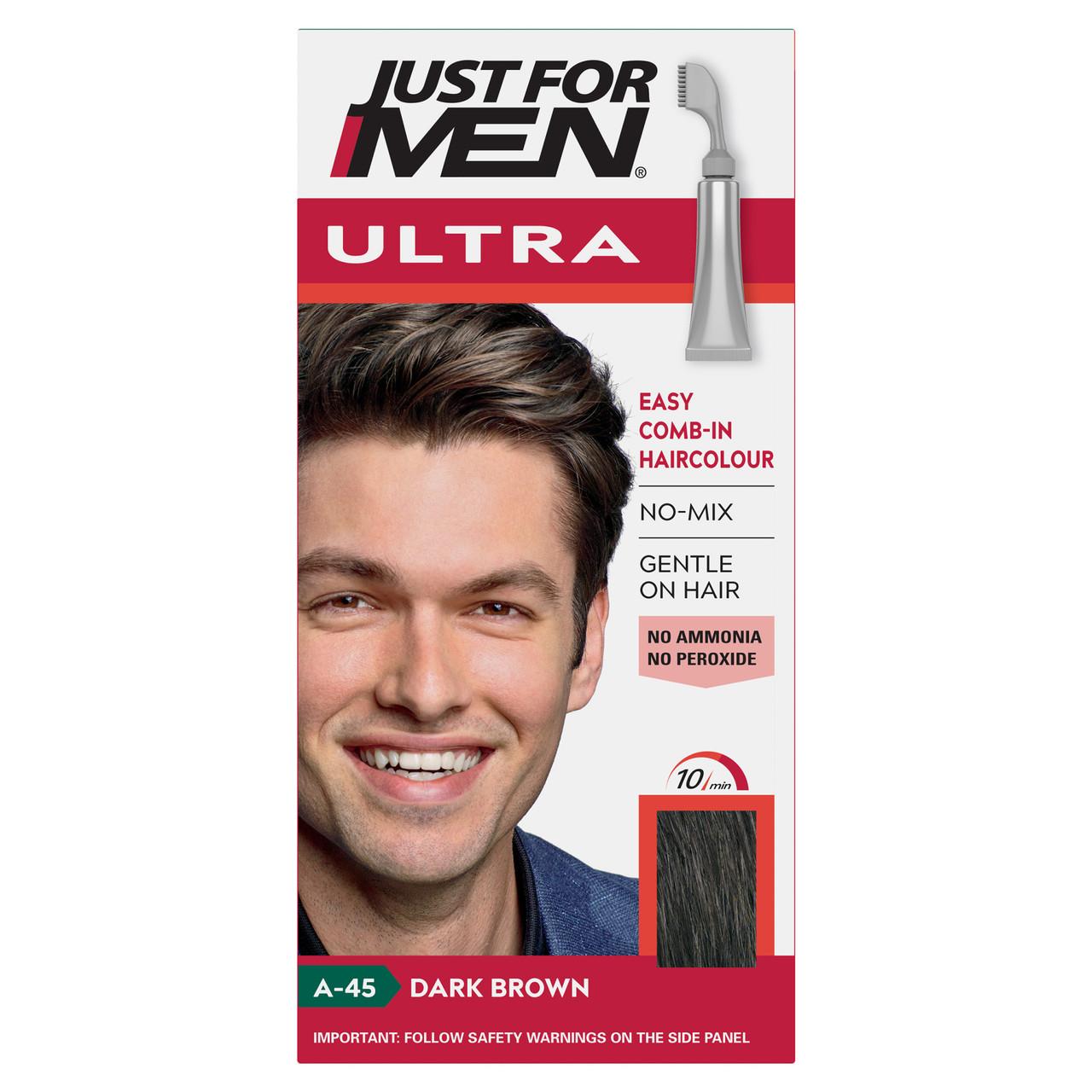 Just For Men Ultra Hair Dye Dark Brown A-45 Image 1