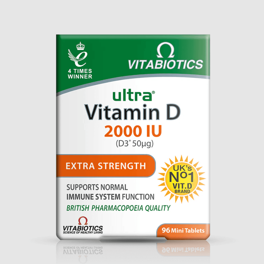 Vitabiotics Ultra Vitamin D 2000IU 96 Tablets Image 1