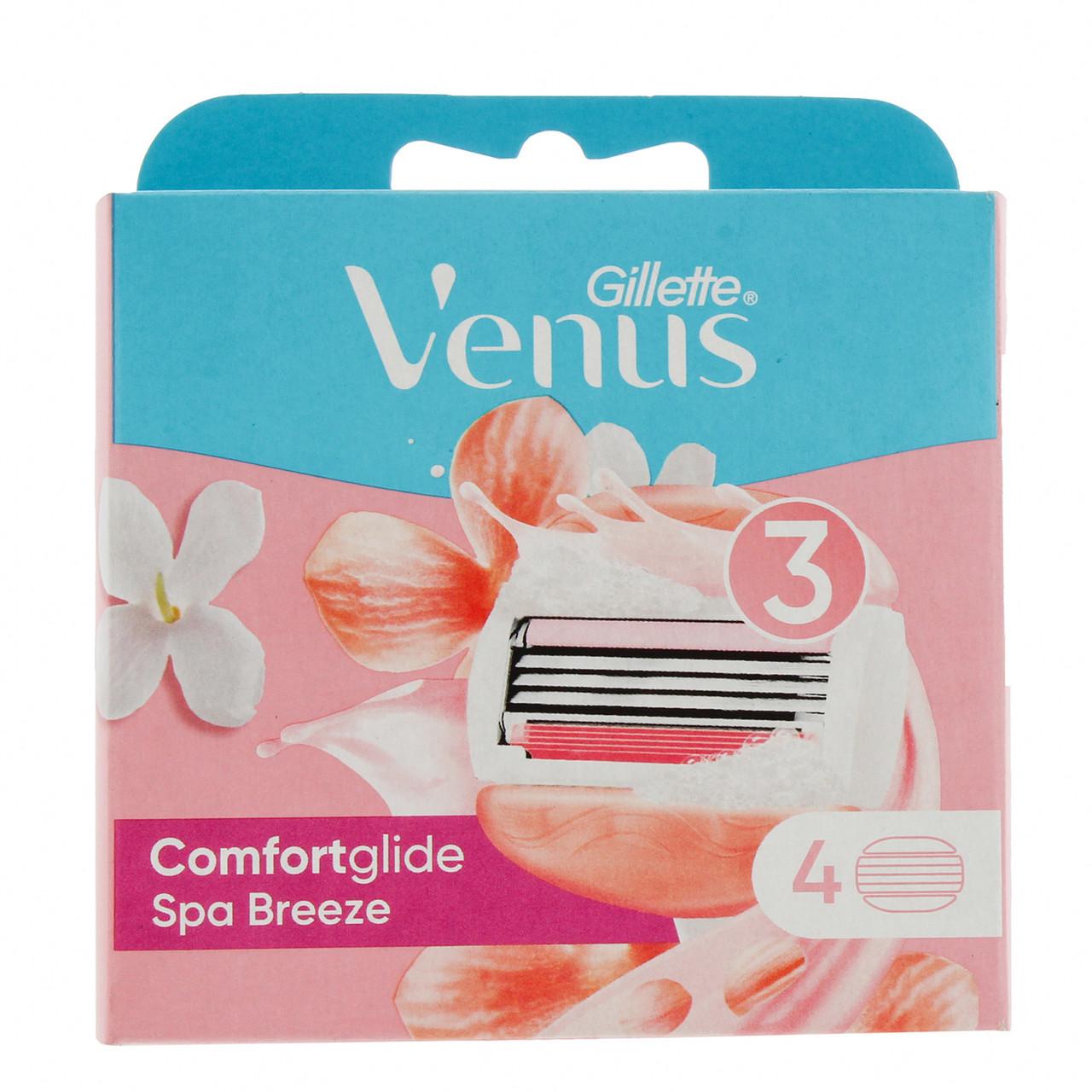 Gillette Venus ComfortGlide Spa Breeze Cartridges 4 Blades Image 1