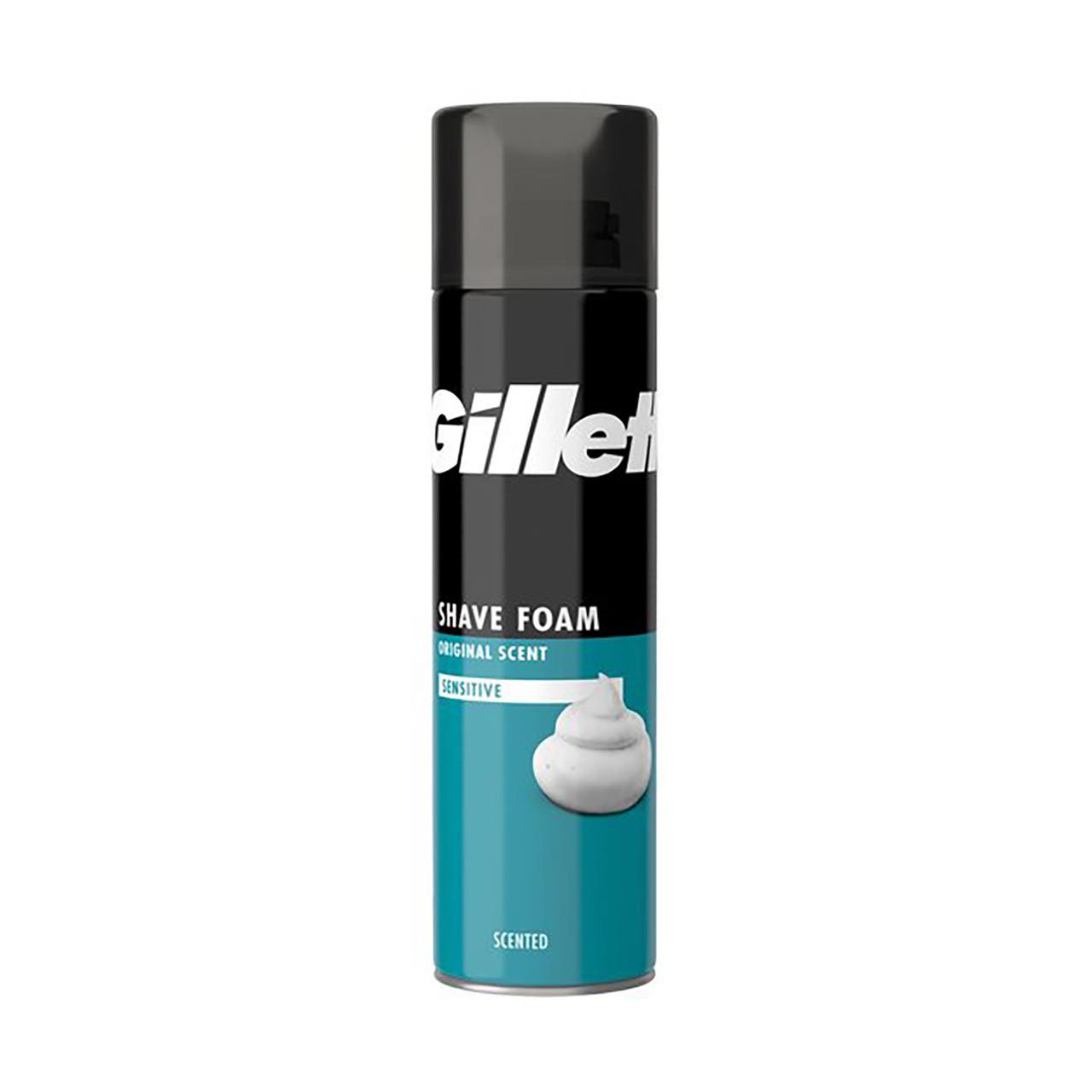 Gillette Shave Foam Sensitive Skin 200ml Image 1