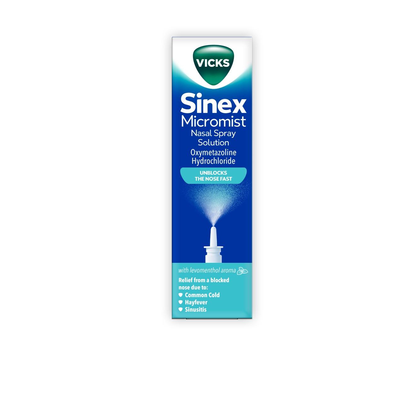 Vicks Sinex Micromist Nasal Spray 15ml Image 1