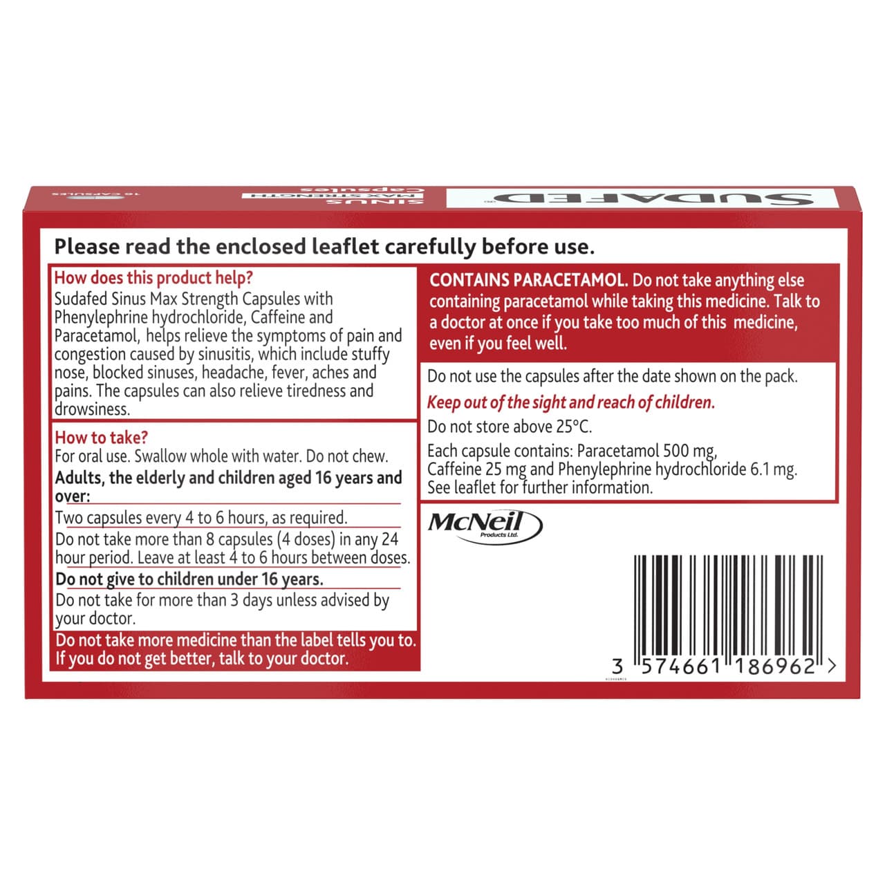 Sudafed Sinus Max Strength 16 Years + 16 Capsules Image https://cdn11.bigcommerce.com/s-g585yu857h/images/stencil/1280w/products/2666/38625/03574661186962_T16___67888.1788258954.jpg1