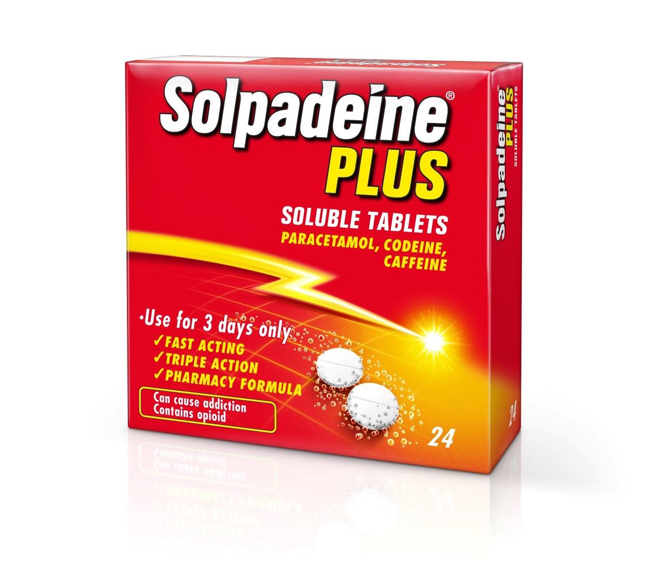 Solpadeine Plus Soluble 24 Tablets Image 1
