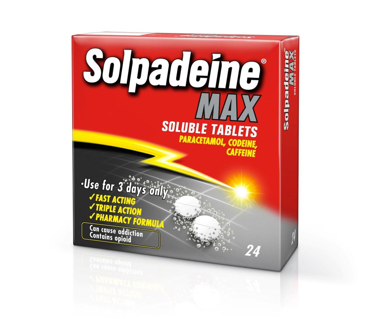 Solpadeine Max Soluble 24 Tablets Image 1