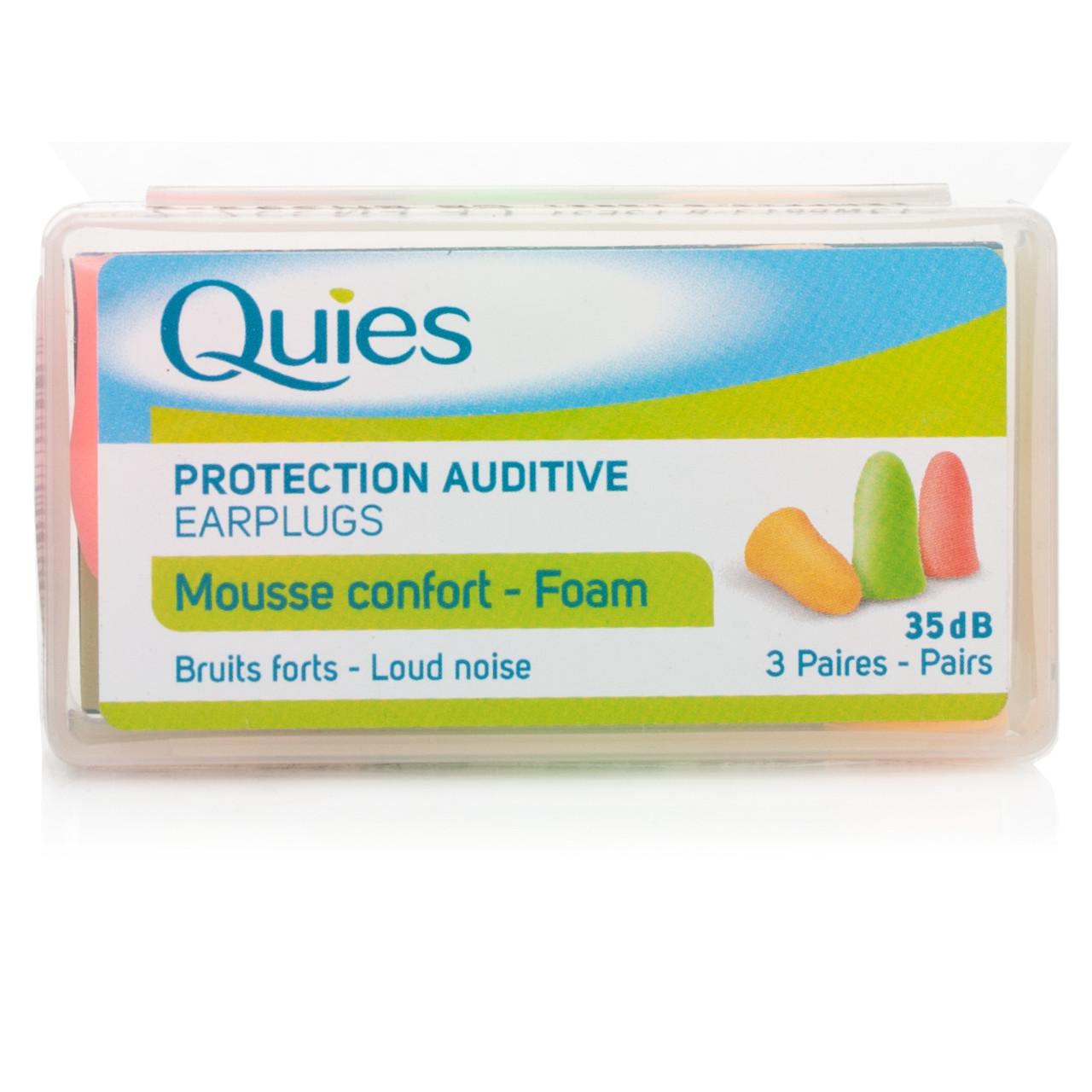 Quies Foam Earplugs 3 Pairs Image 1