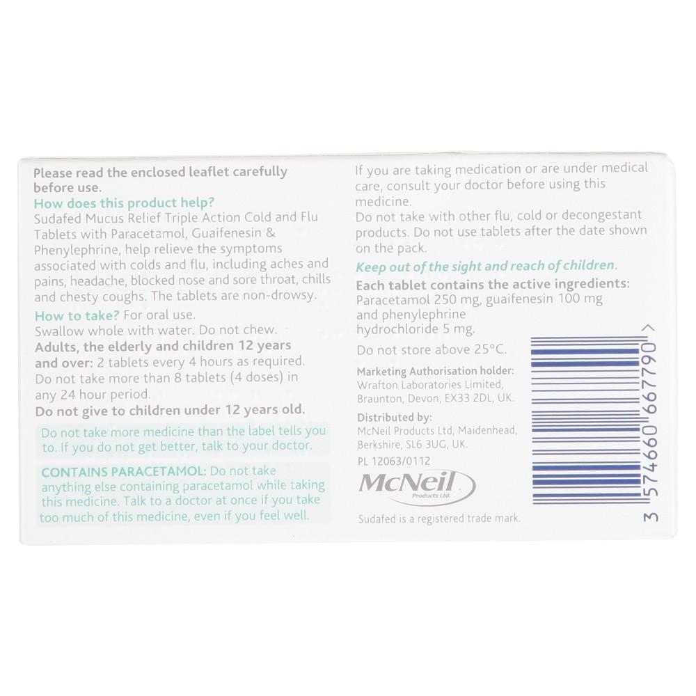 Sudafed Mucus Relief Triple Action Cold and Flu 16 Tablets Image https://cdn11.bigcommerce.com/s-g585yu857h/images/stencil/1280w/products/2747/4716/Sudafed-Mucus-Relief-Triple-Action-Cold-and-Flu-Tablets__84896__17399.1740667896.jpg1