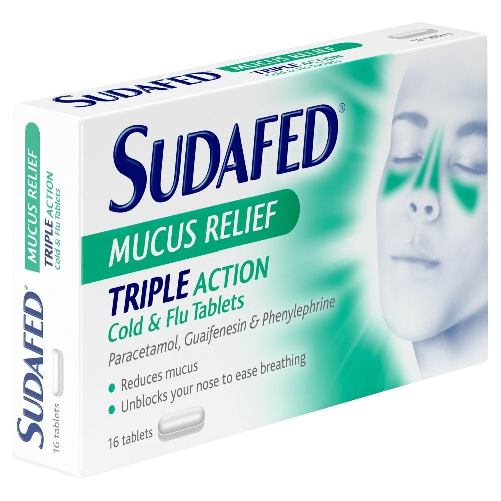 Sudafed Mucus Relief Triple Action Cold and Flu 16 Tablets Image https://cdn11.bigcommerce.com/s-g585yu857h/images/stencil/1280w/products/2747/4717/Sudafed-Mucus-Relief-Triple-Action-Cold-and-Flu-Tablets__70273__68619.1740667896.jpg1