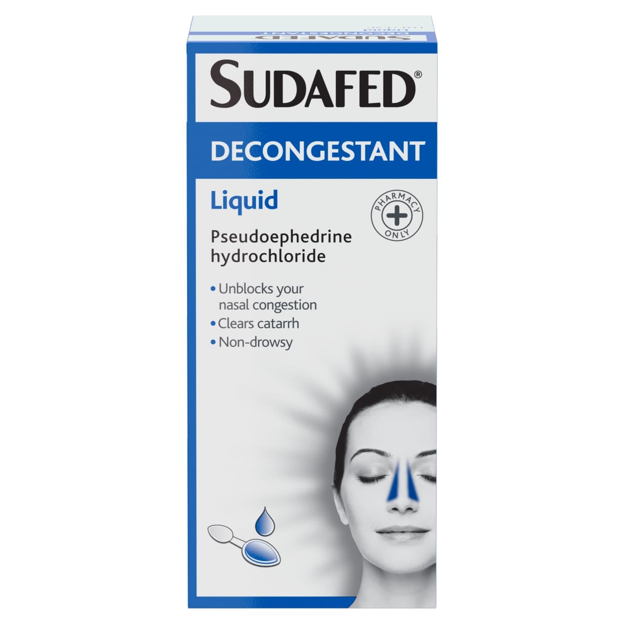Sudafed Decongestant Liquid 100ml Image 1