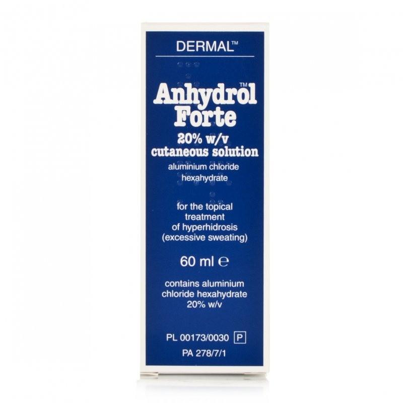 Anhydrol Forte Roll On 20% w/v Cutaneous Solution 60ml Image 1