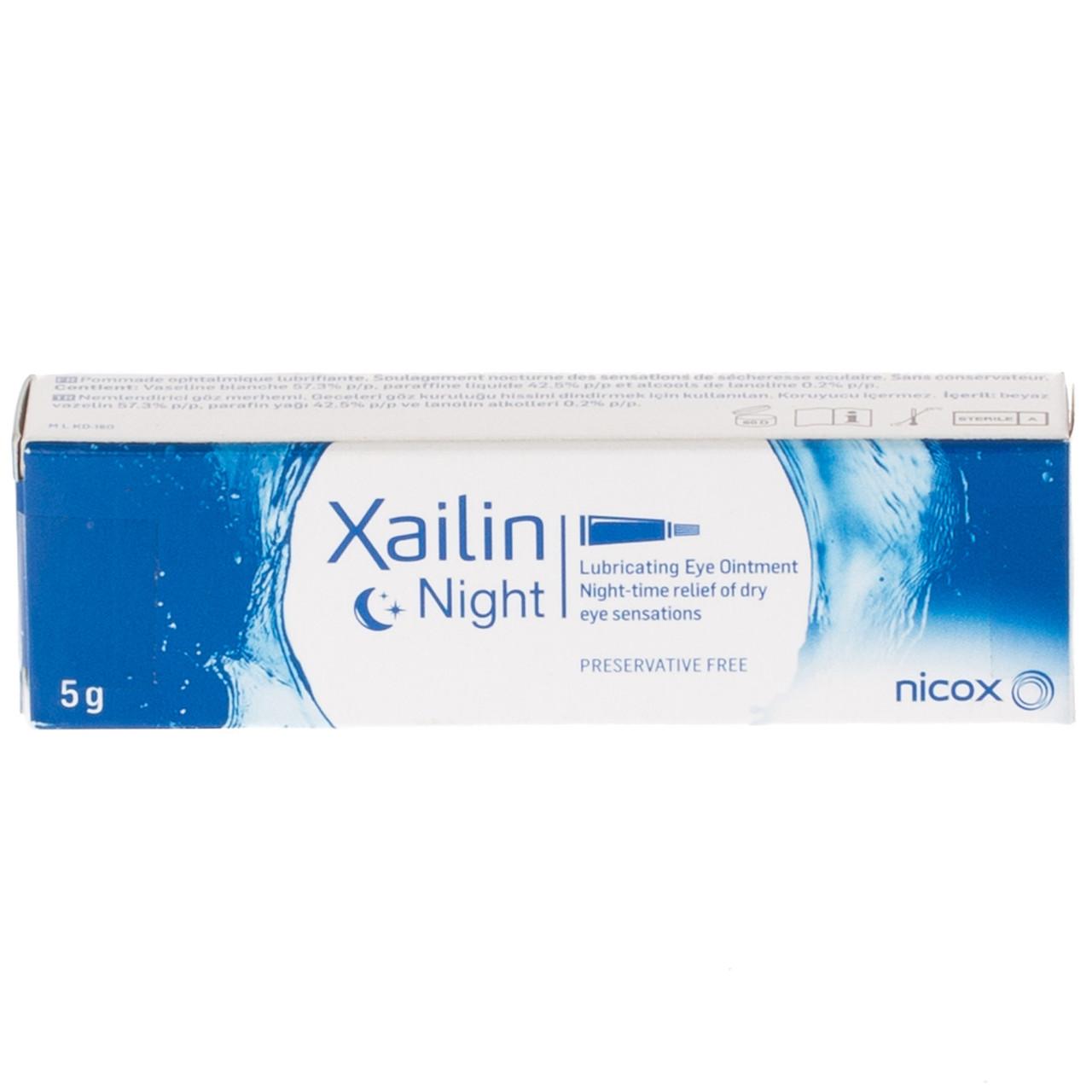 Xailin Night Lubricating Eye Ointment 5g Image 1