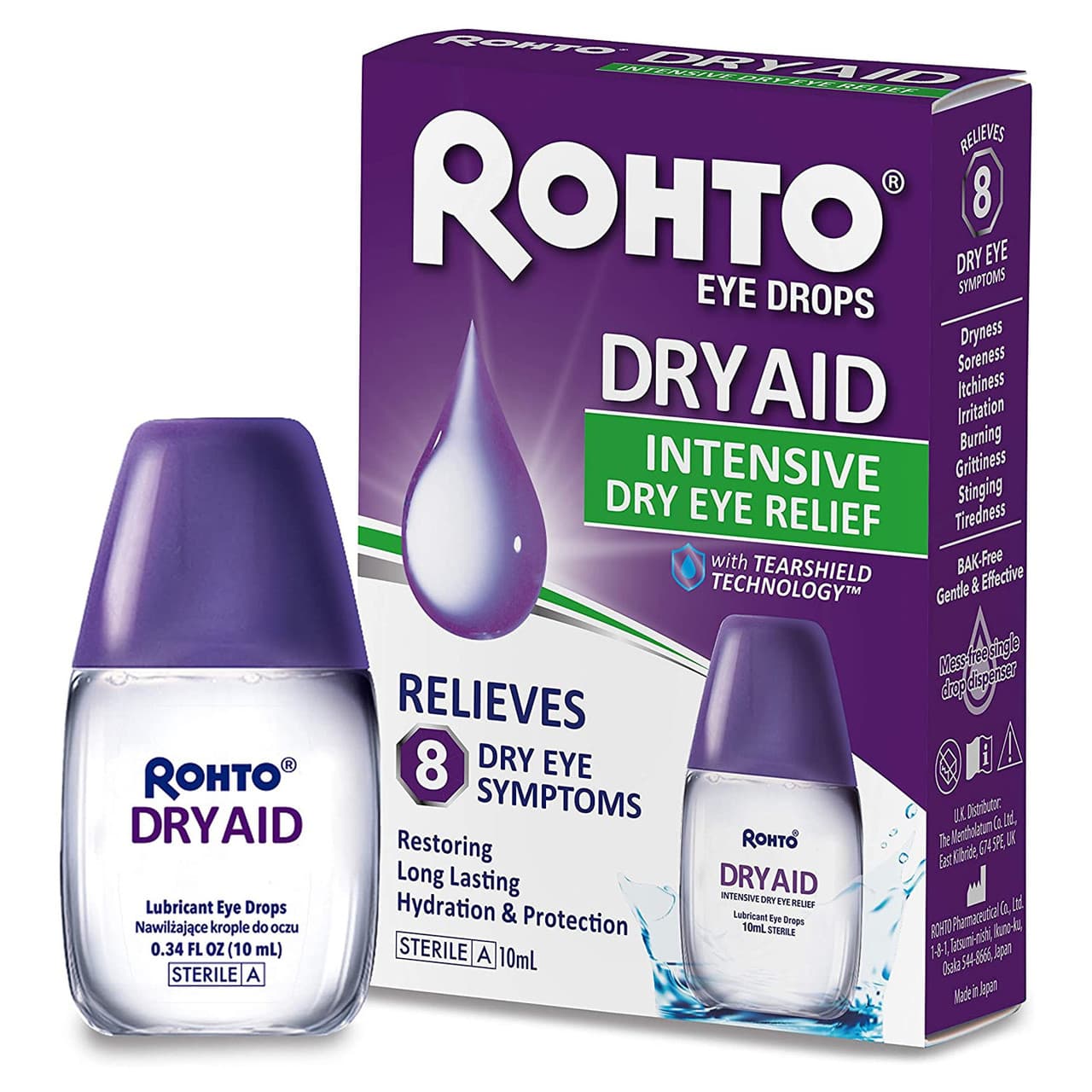 Rohto Dry Aid Eye Drops 10ml Image 1