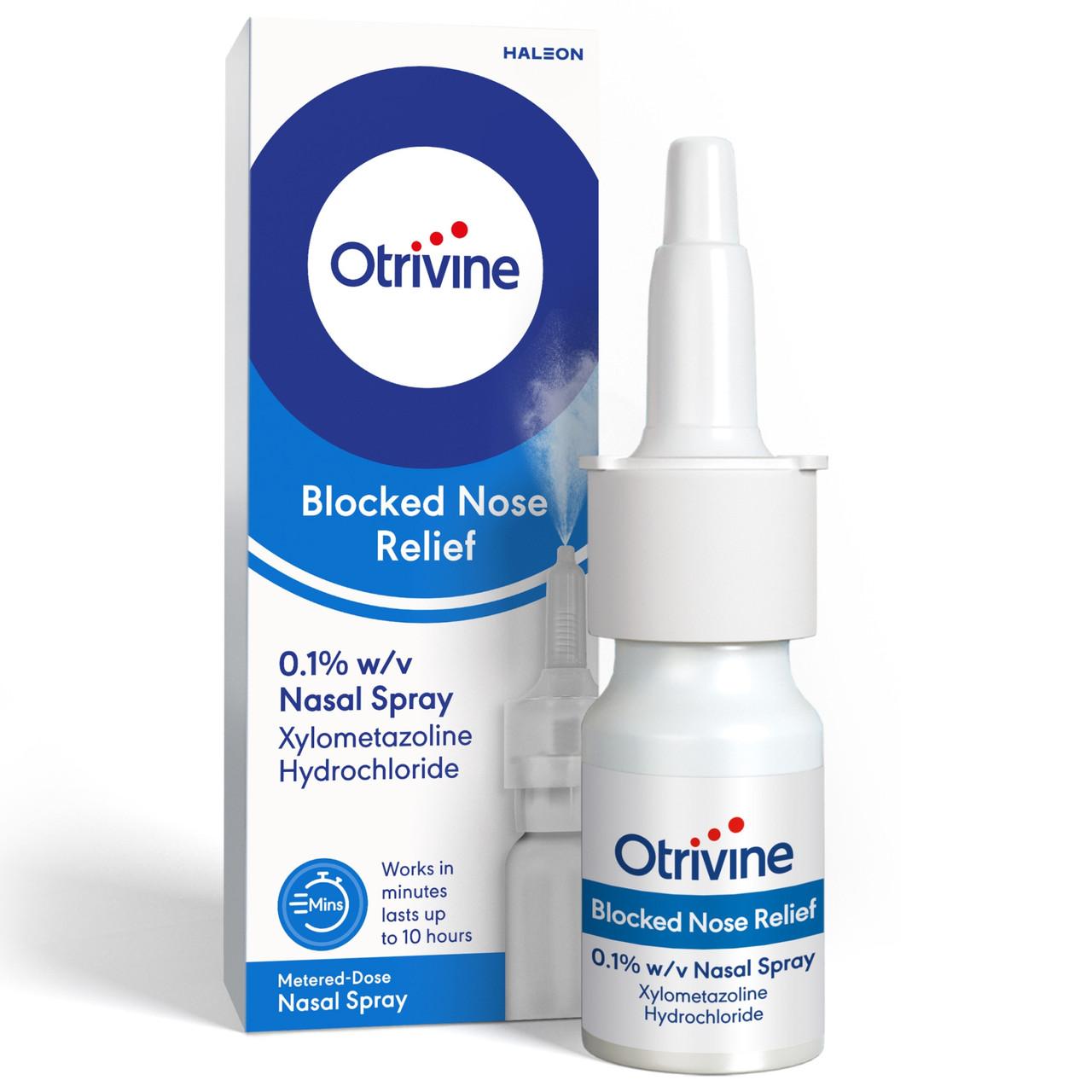 Otrivine Adult Metered Dose Nasal Spray 10ml Image 1
