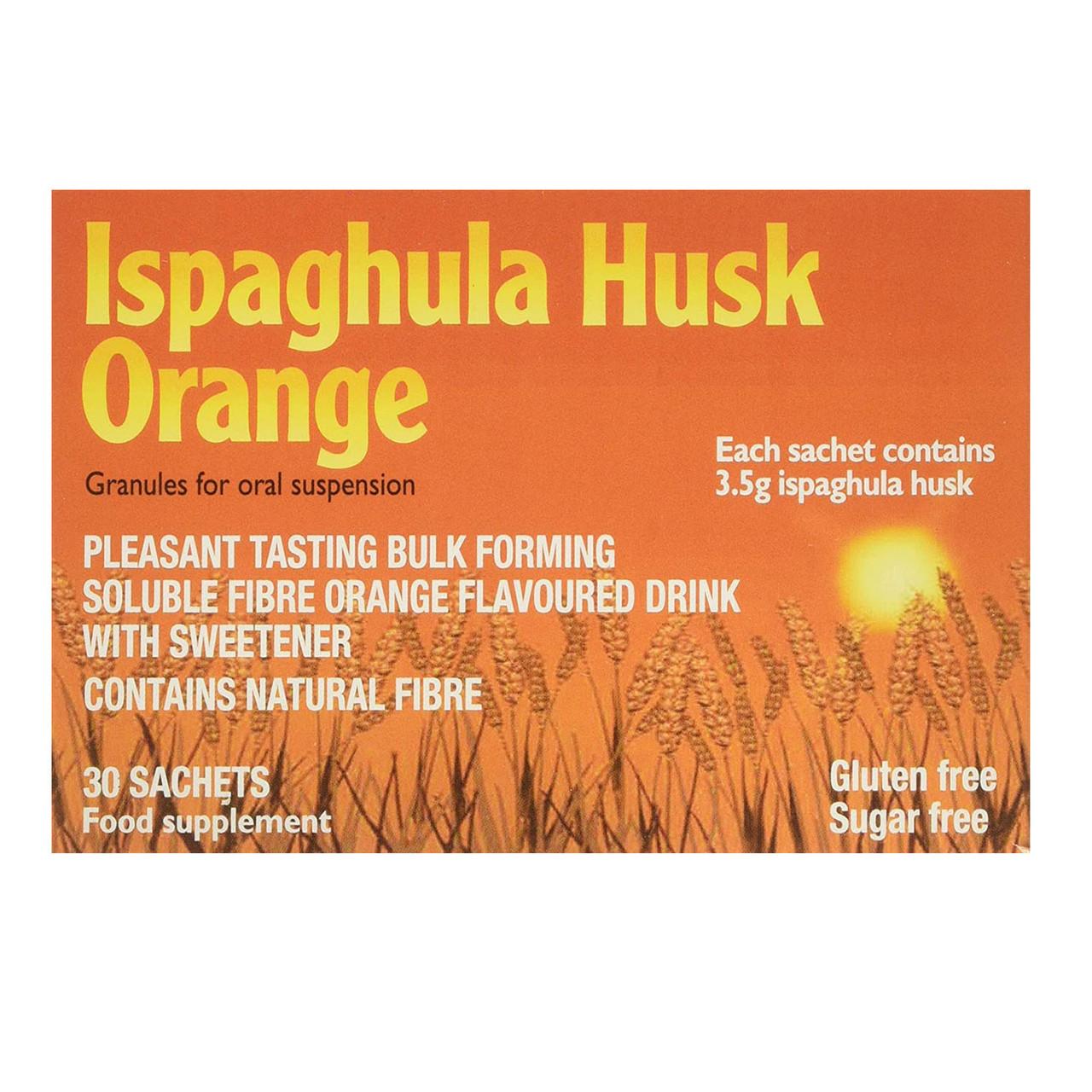 Ispaghula Husk Orange (Fybogel alternative) 30 Sachets Image 1