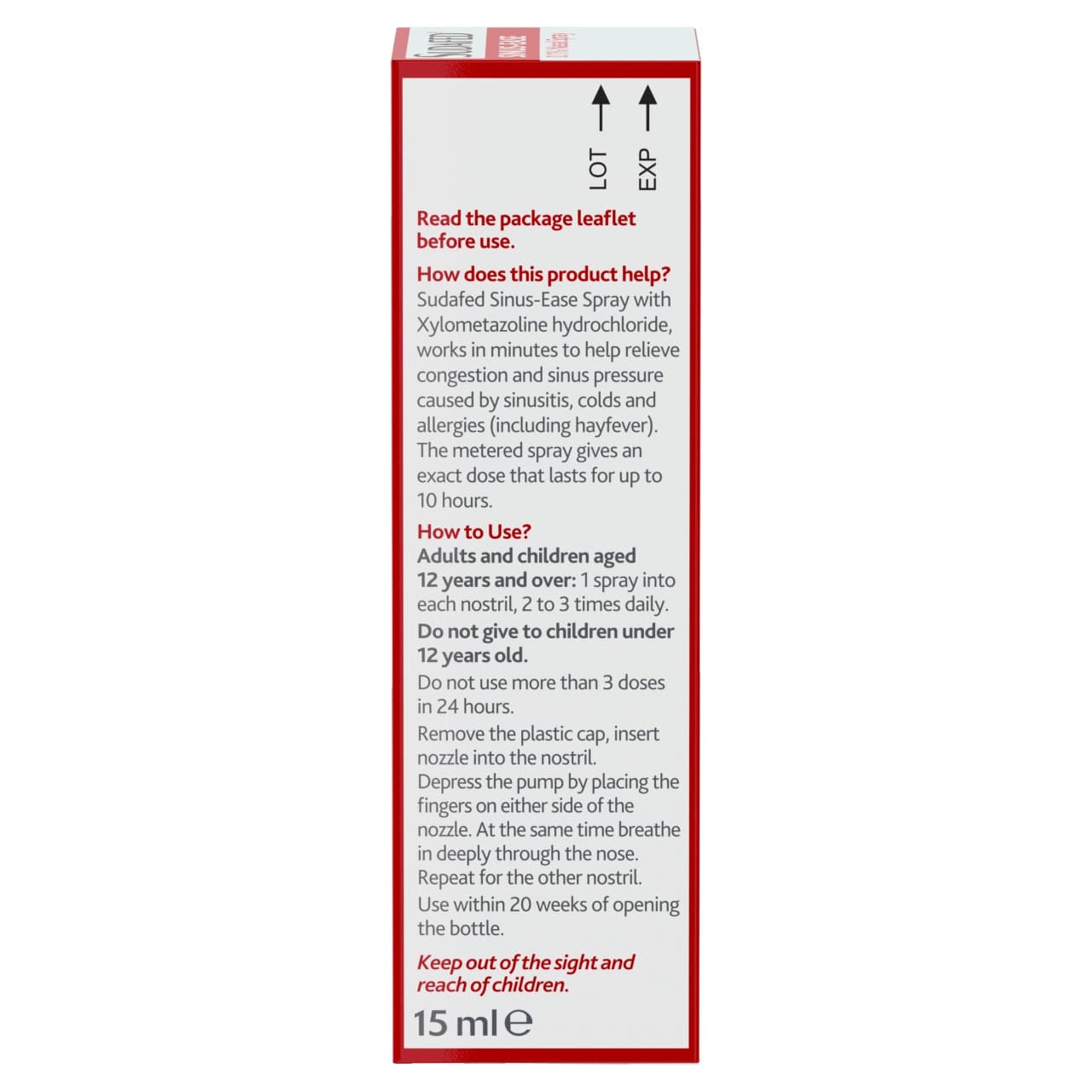 Sudafed Sinus Ease 0.1% Nasal Spray 15ml Image https://cdn11.bigcommerce.com/s-g585yu857h/images/stencil/1280w/products/2826/38545/03574661433400_T23___03652.1788257554.jpg1