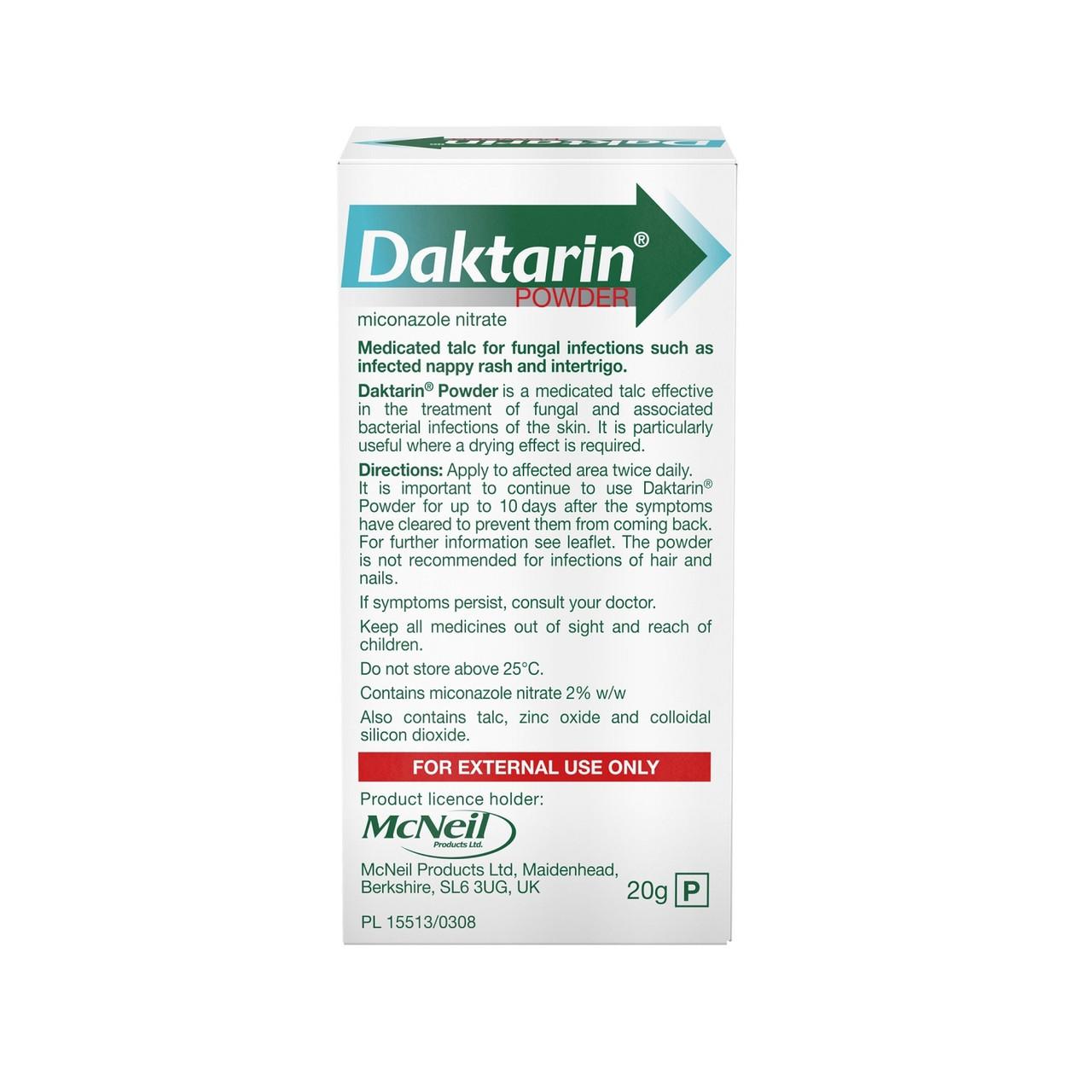 Daktarin Powder Original 20g Image https://cdn11.bigcommerce.com/s-g585yu857h/images/stencil/1280w/products/2866/4974/Daktarin-Powder-Original__55860__62809.1740667900.jpg1