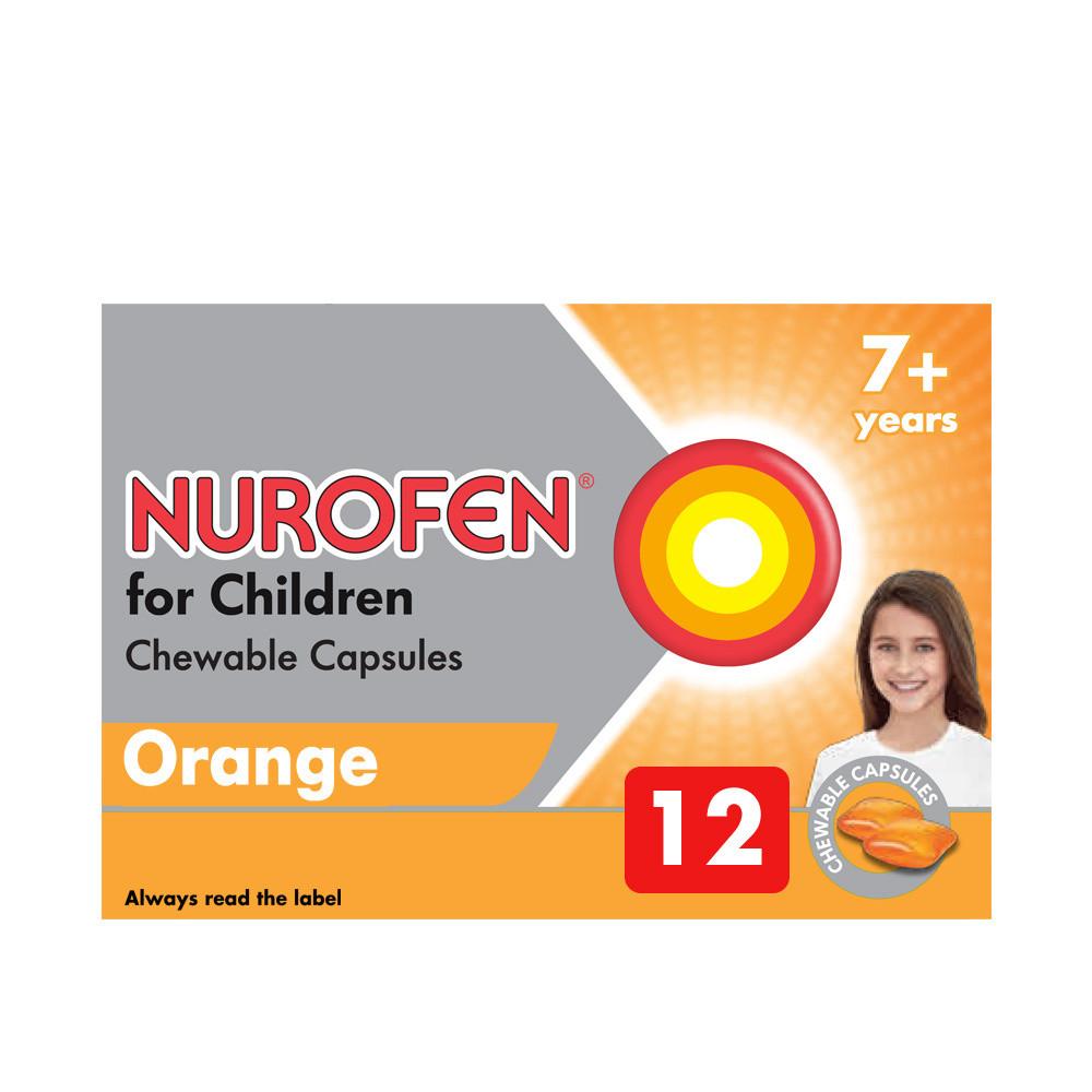 Nurofen For Children Soft Chews 12 Chewable Capsules Image 1
