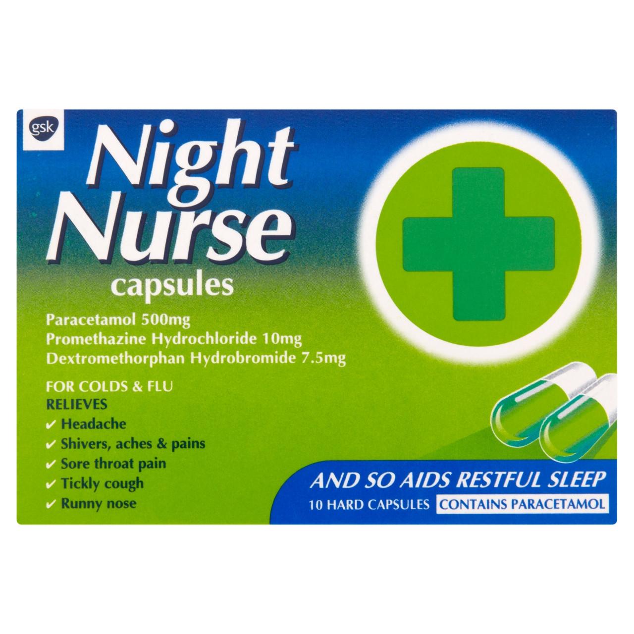 Night Nurse 10 Capsules Image 1