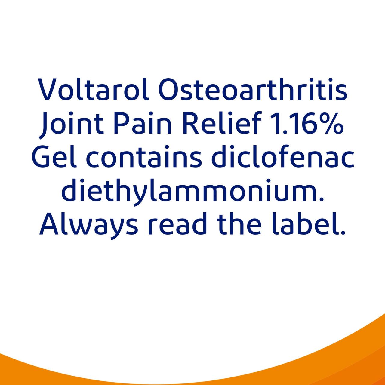 Voltarol Osteoarthritis Joint Pain Relief 1.16% Gel 30g Image https://cdn11.bigcommerce.com/s-g585yu857h/images/stencil/1280w/products/2881/23677/5012131741801_T64__22467.1781189657.jpg1