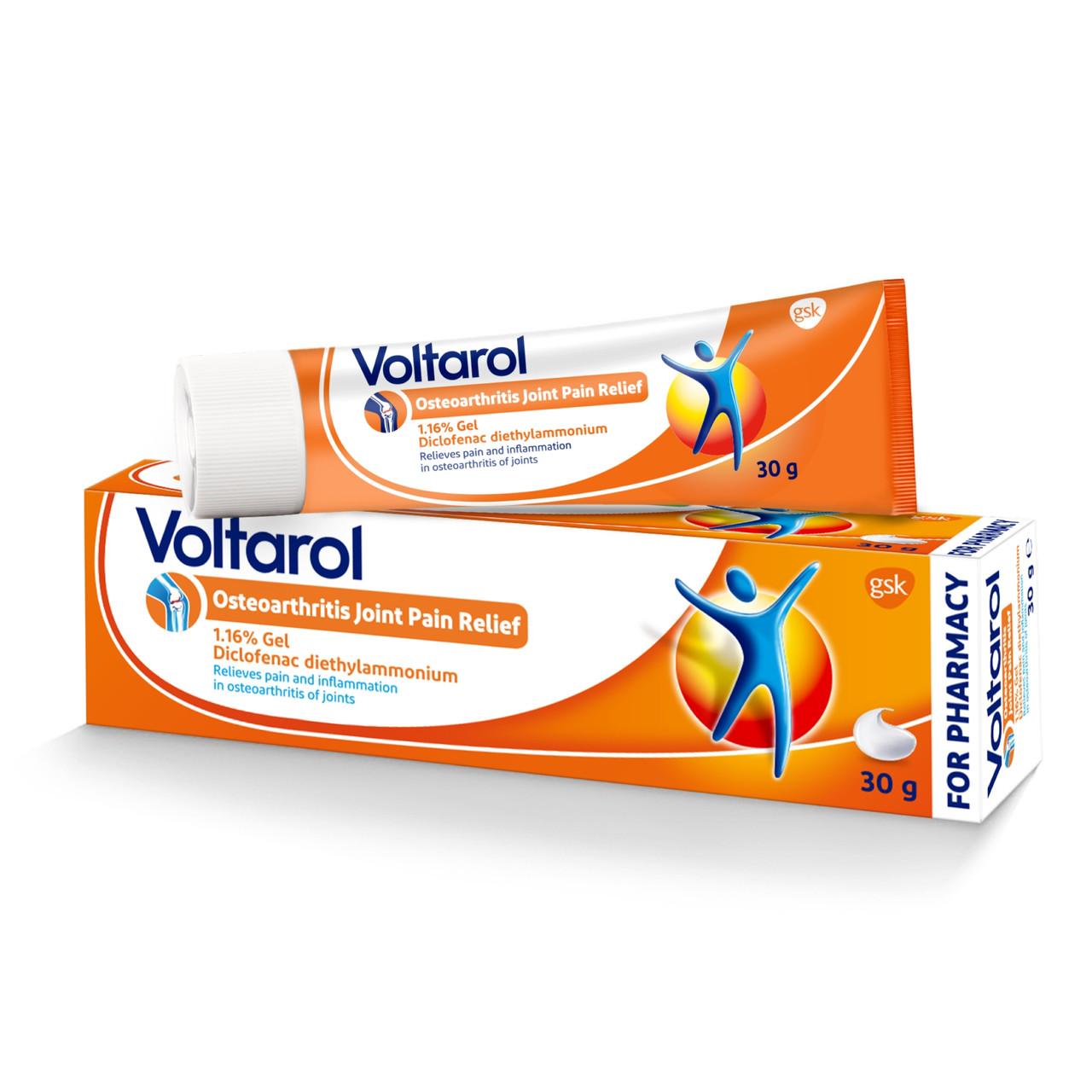 Voltarol Osteoarthritis Joint Pain Relief 1.16% Gel 30g Image 1