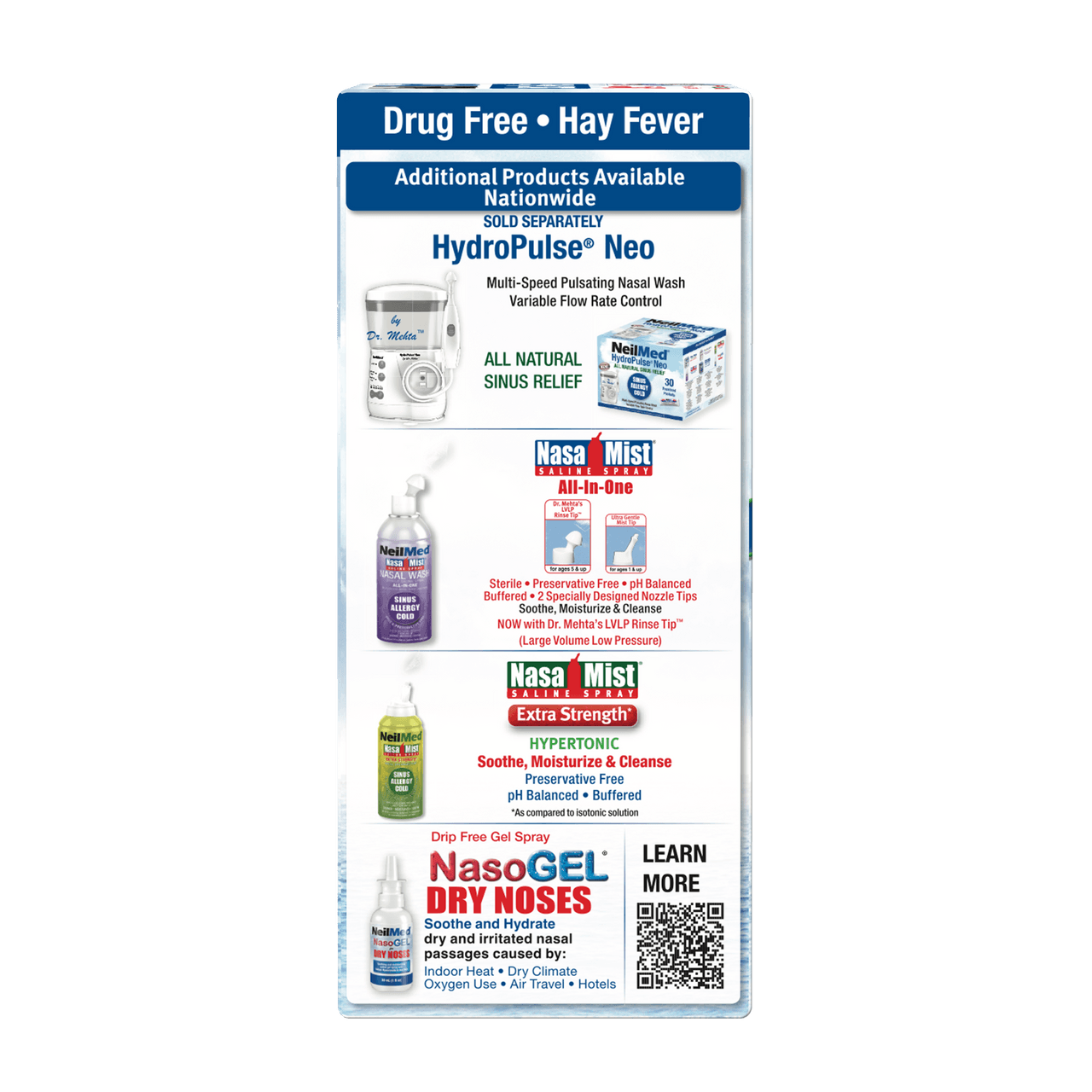NeilMed Sinus Rinse Premixed Refill Sachets 120ct Image https://cdn11.bigcommerce.com/s-g585yu857h/images/stencil/1280w/products/2892/17828/2201-ENU-INT-Rev47-Left-panel__80552.1756198810.png1