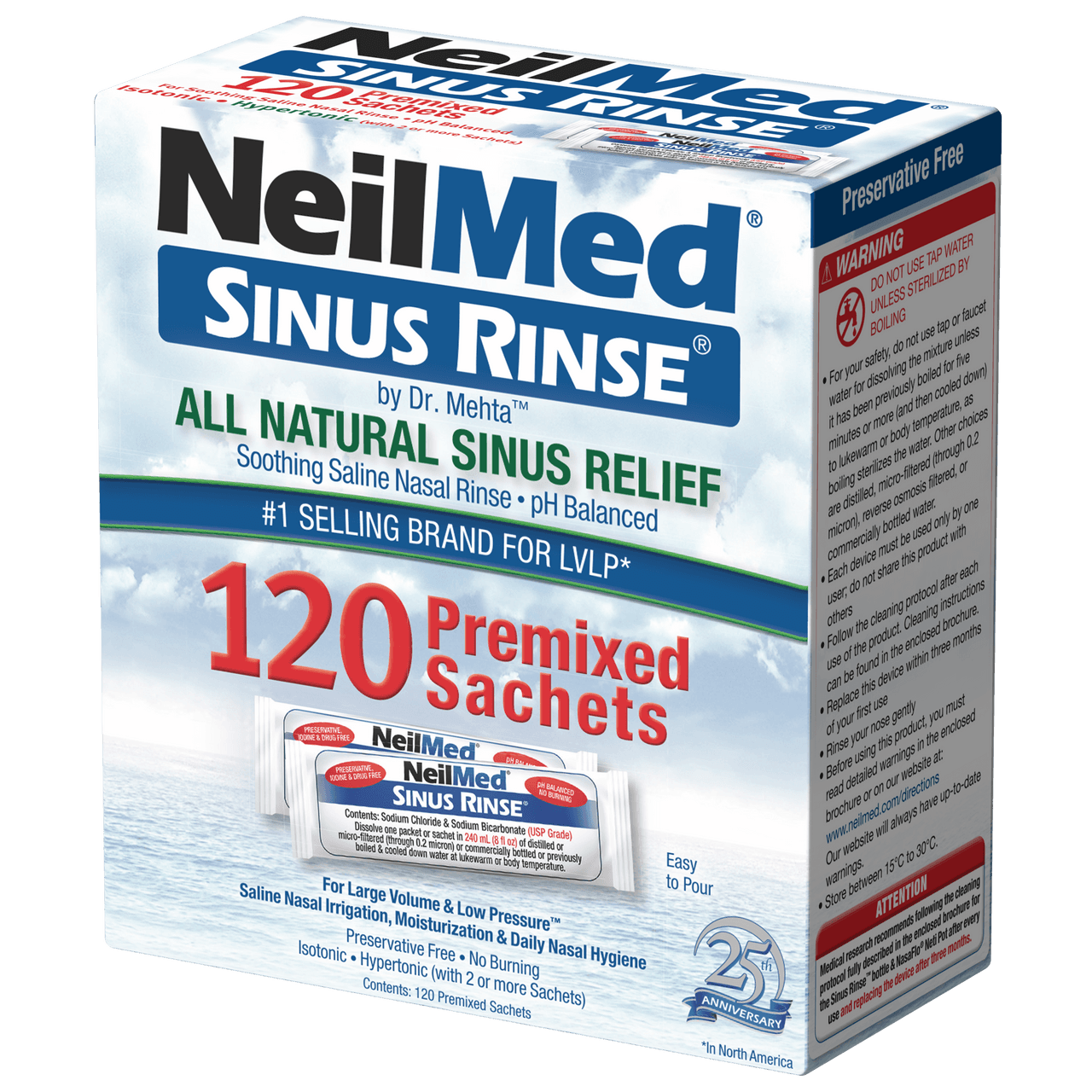 NeilMed Sinus Rinse Premixed Refill Sachets 120ct Image https://cdn11.bigcommerce.com/s-g585yu857h/images/stencil/1280w/products/2892/17833/2201-ENU-INT-Rev47-Left__04015.1755872979.png1