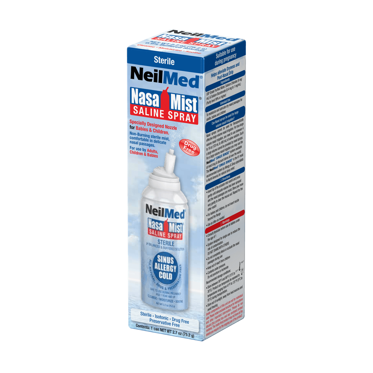 Neilmed NasaMist Isotonic (Hayfever/Breathe easy) Saline Nasal Spray 75ml Image https://cdn11.bigcommerce.com/s-g585yu857h/images/stencil/1280w/products/2895/17927/2701-ENU-INT-Rev8-Left__82515.1756197594.png1