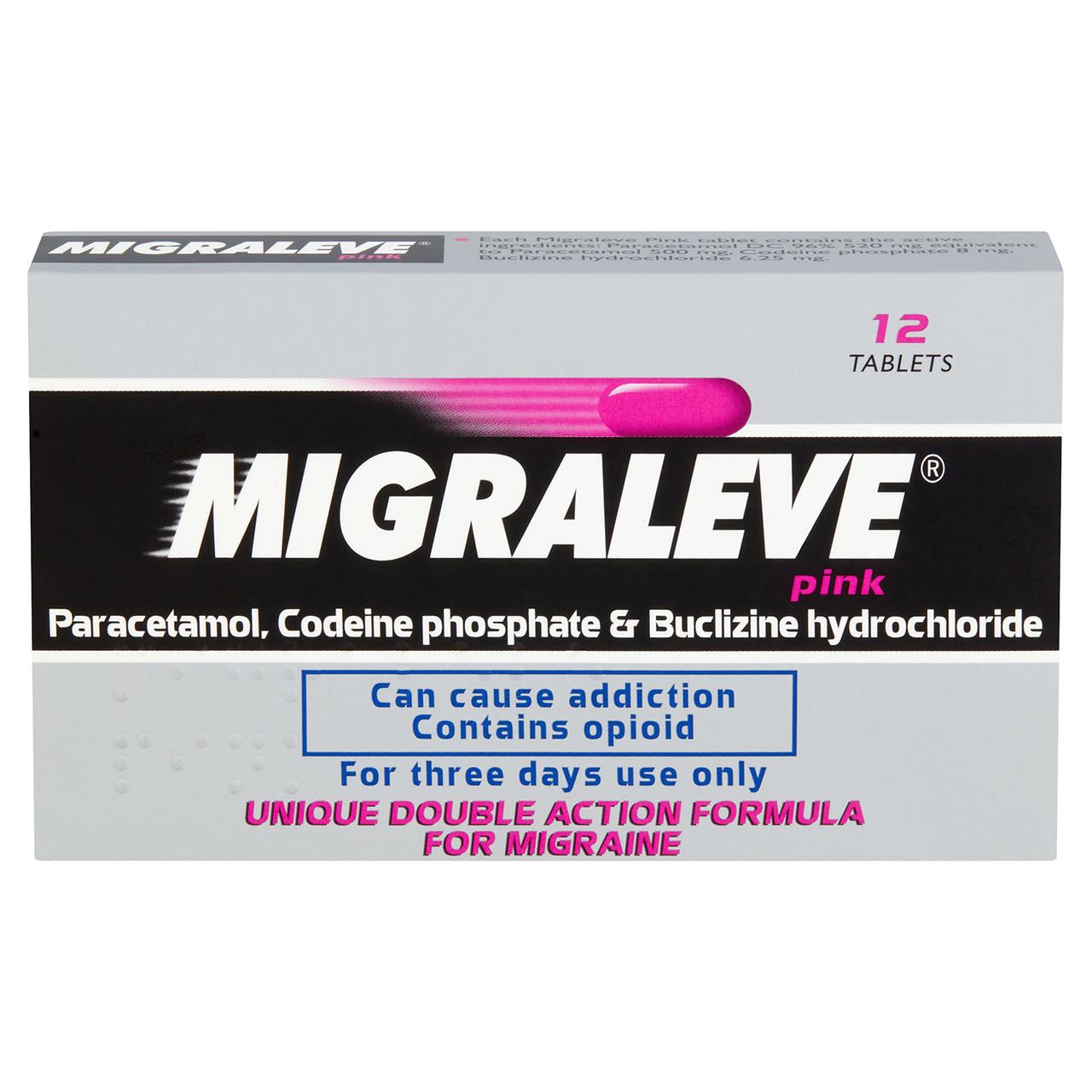 Migraleve Pink 12 Tablets Image 1