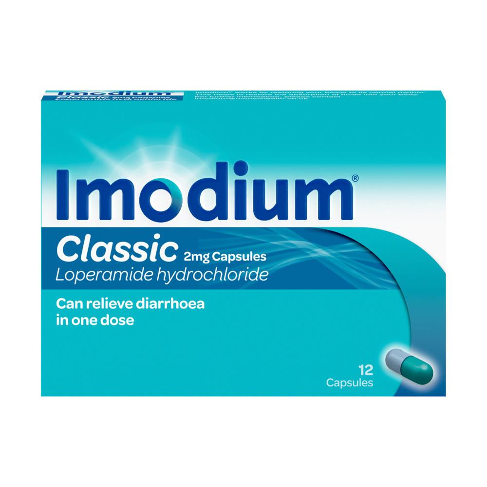 Imodium Original 2mg 12 Capsules Image 1