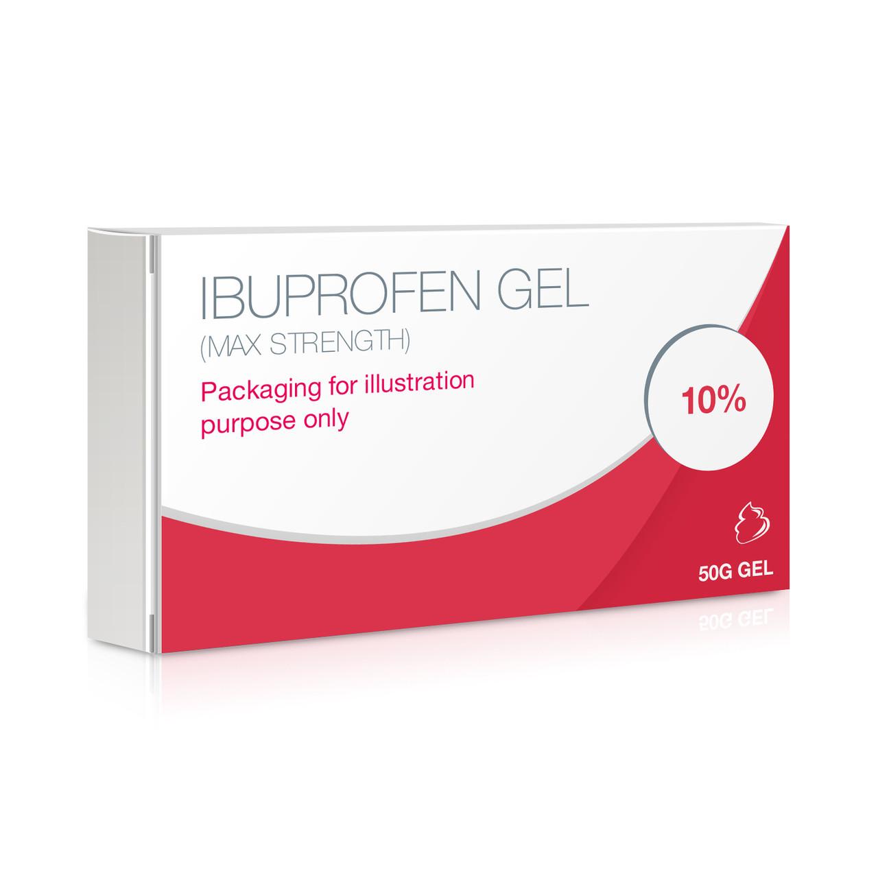 Ibuprofen Pain Relief Gel Maximum Strength 50g Image 1