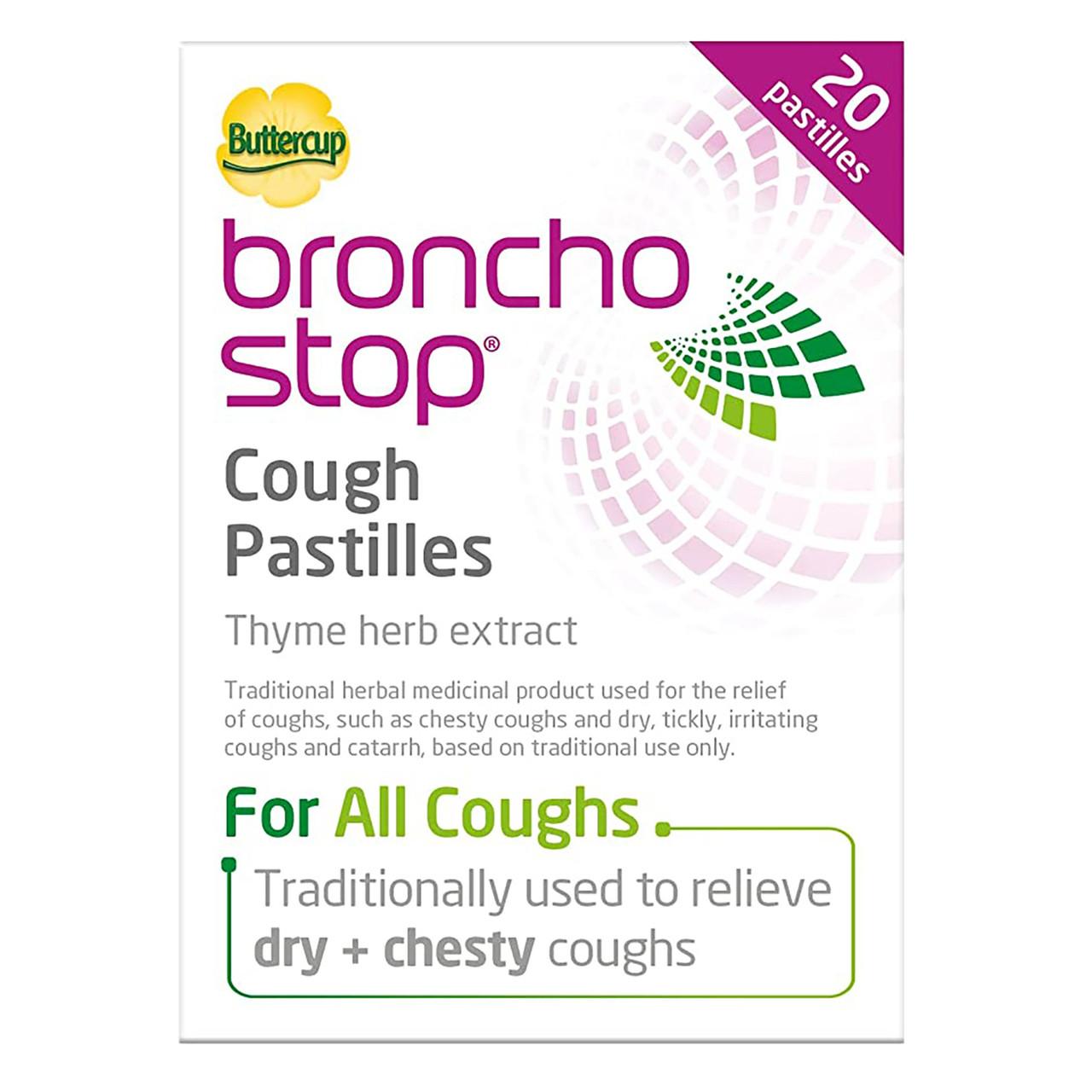 Buttercup Bronchostop Cough Pastilles 20 Pack Image 1