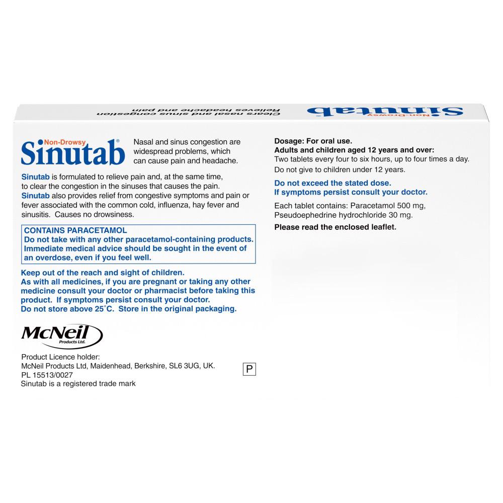 Sinutab Non Drowsy 15 Tablets Image https://cdn11.bigcommerce.com/s-g585yu857h/images/stencil/1280w/products/2936/5123/Sinutab-Non-Drowsy-15-Tablets__05485__03936.1781189681.jpg1