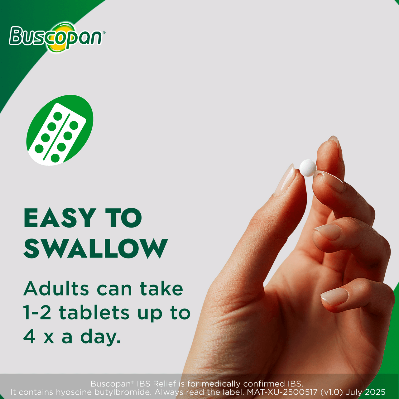 Buscopan IBS Relief Tablets for Stomach Pain Cramps Discomfort 40 Tablets Image https://cdn11.bigcommerce.com/s-g585yu857h/images/stencil/1280w/products/2937/33627/Secondary_8_1__44863.1783007977.png1